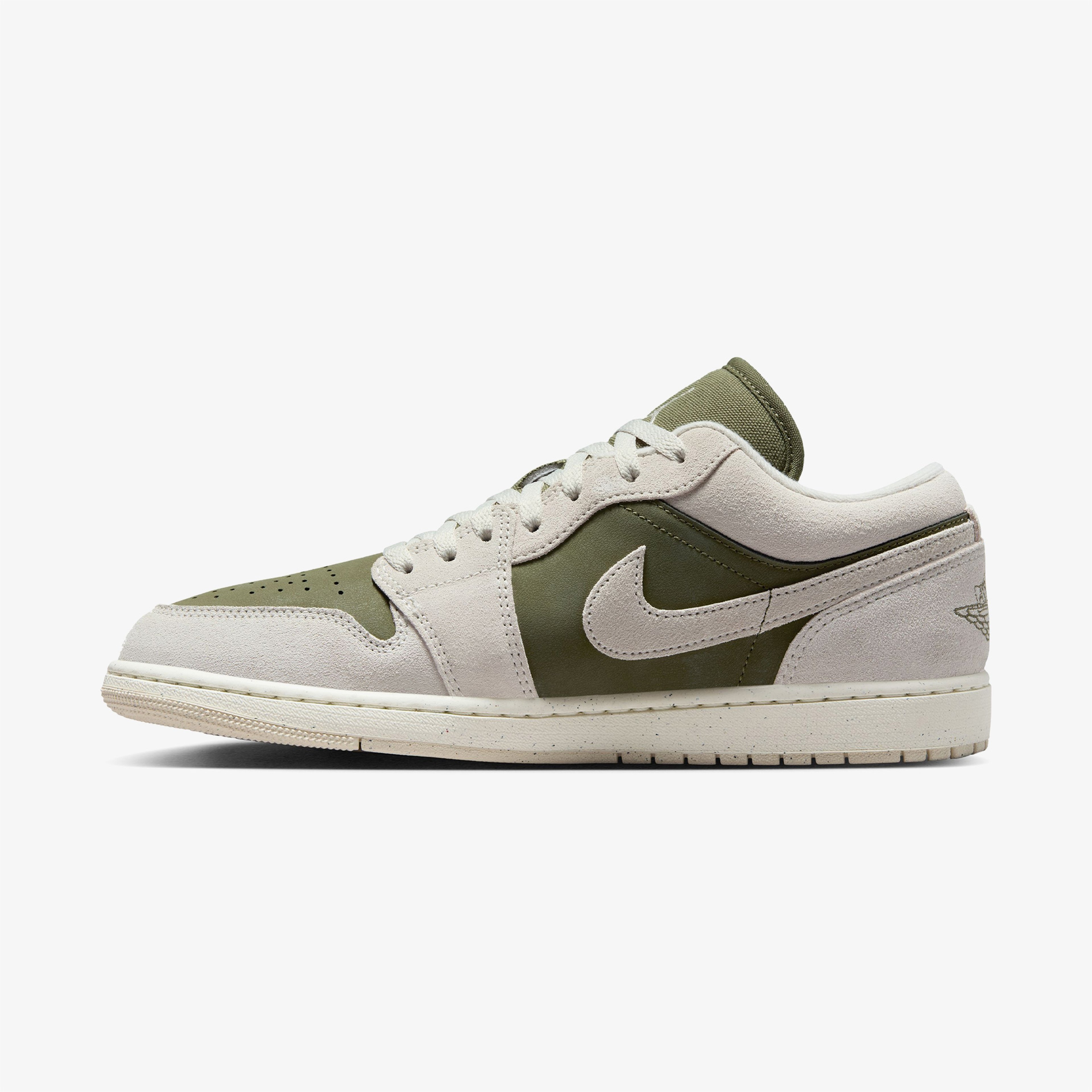 Nike Air Jordan 1 Low 'Medium Olive' SE Erkek Yeşil Spor Ayakkabı