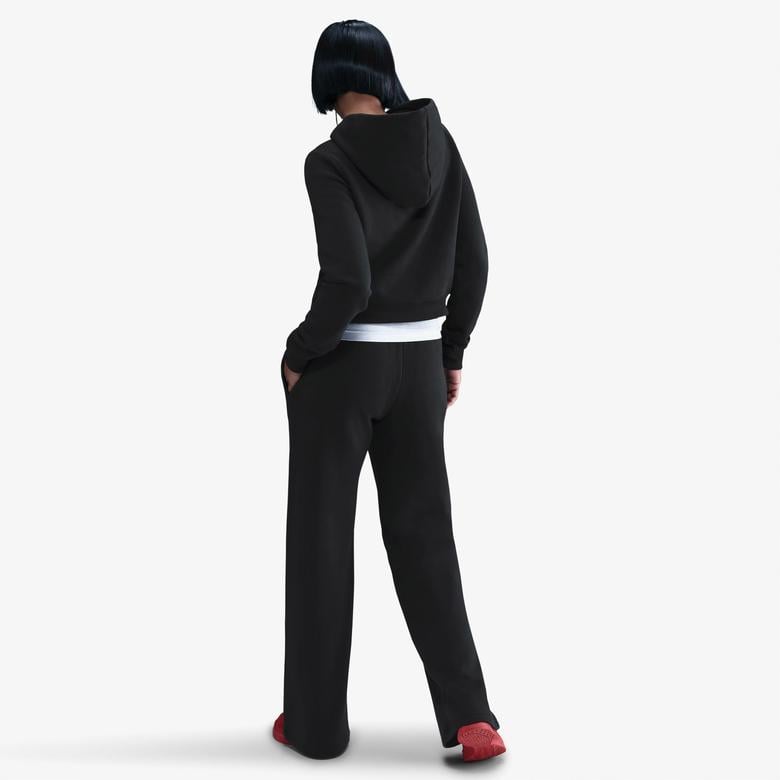 Nike Phoenix Fleece Shrunken Kadın Siyah Sweatshirt