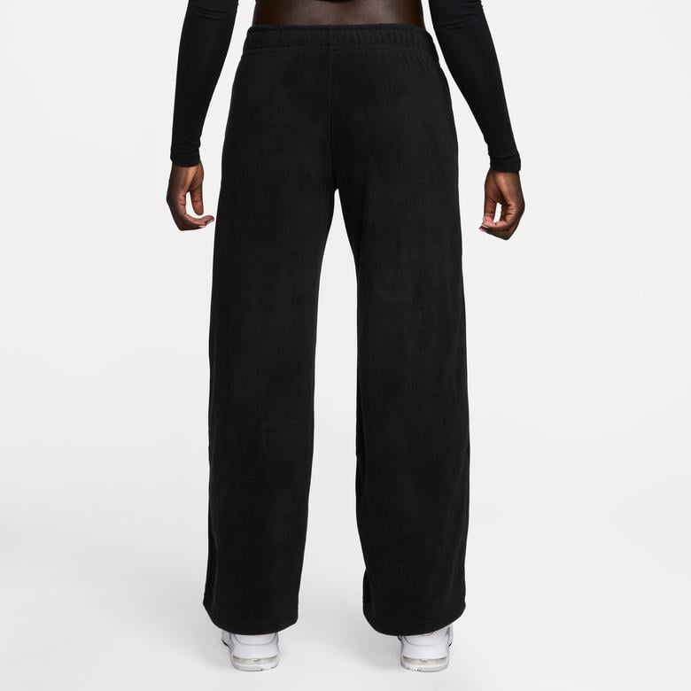 Nike Sportswear Club Fleece Mid-Rise Wide Leg Kadın Siyah Eşofman Altı
