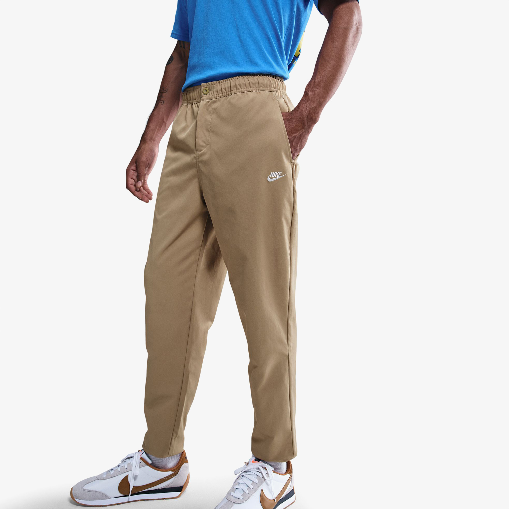 Nike Club Woven Tapered Erkek Kahverengi Eşofman Altı