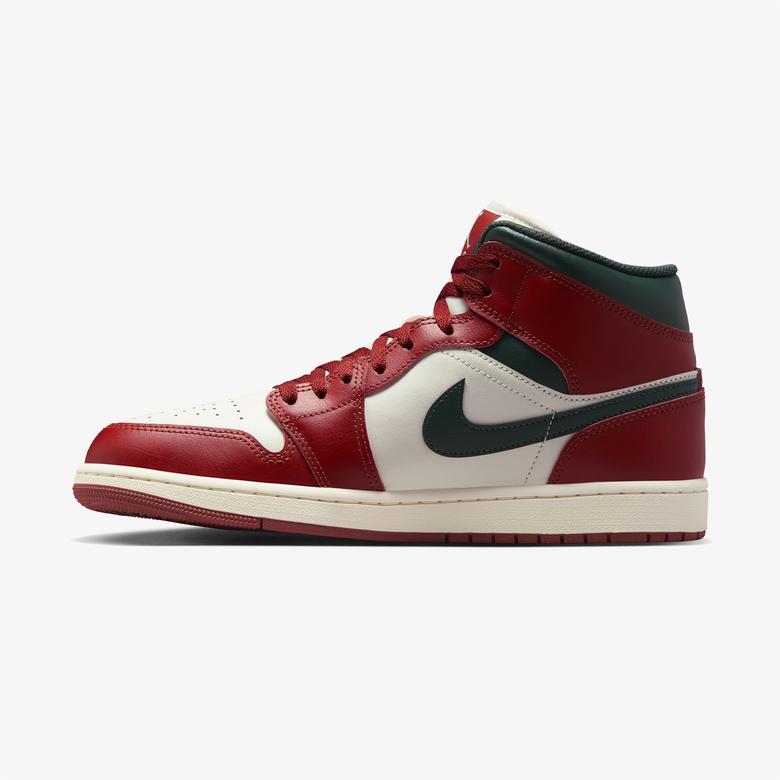 Jordan Air Jordan 1 Mid ?Redstone? Erkek Kırmızı Spor Ayakkabı