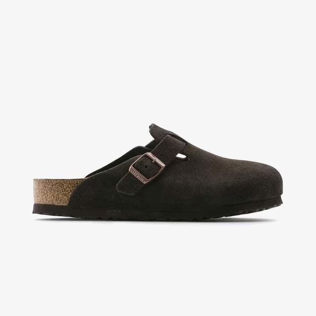 Birkenstock Yeşil Birkenstock Boston Soft Footbed Unisex Terlik