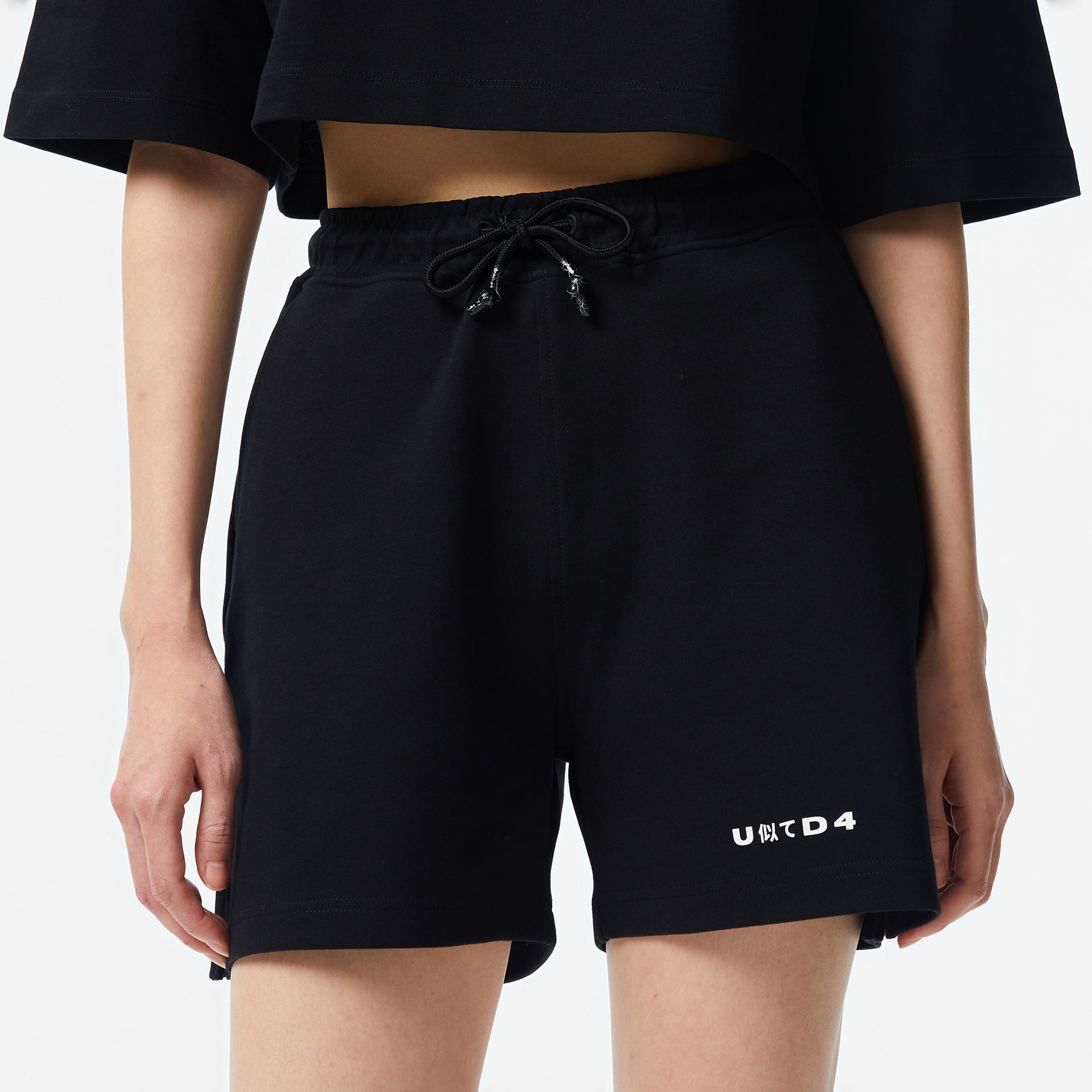 UNITED4 Kadın Siyah Şort
