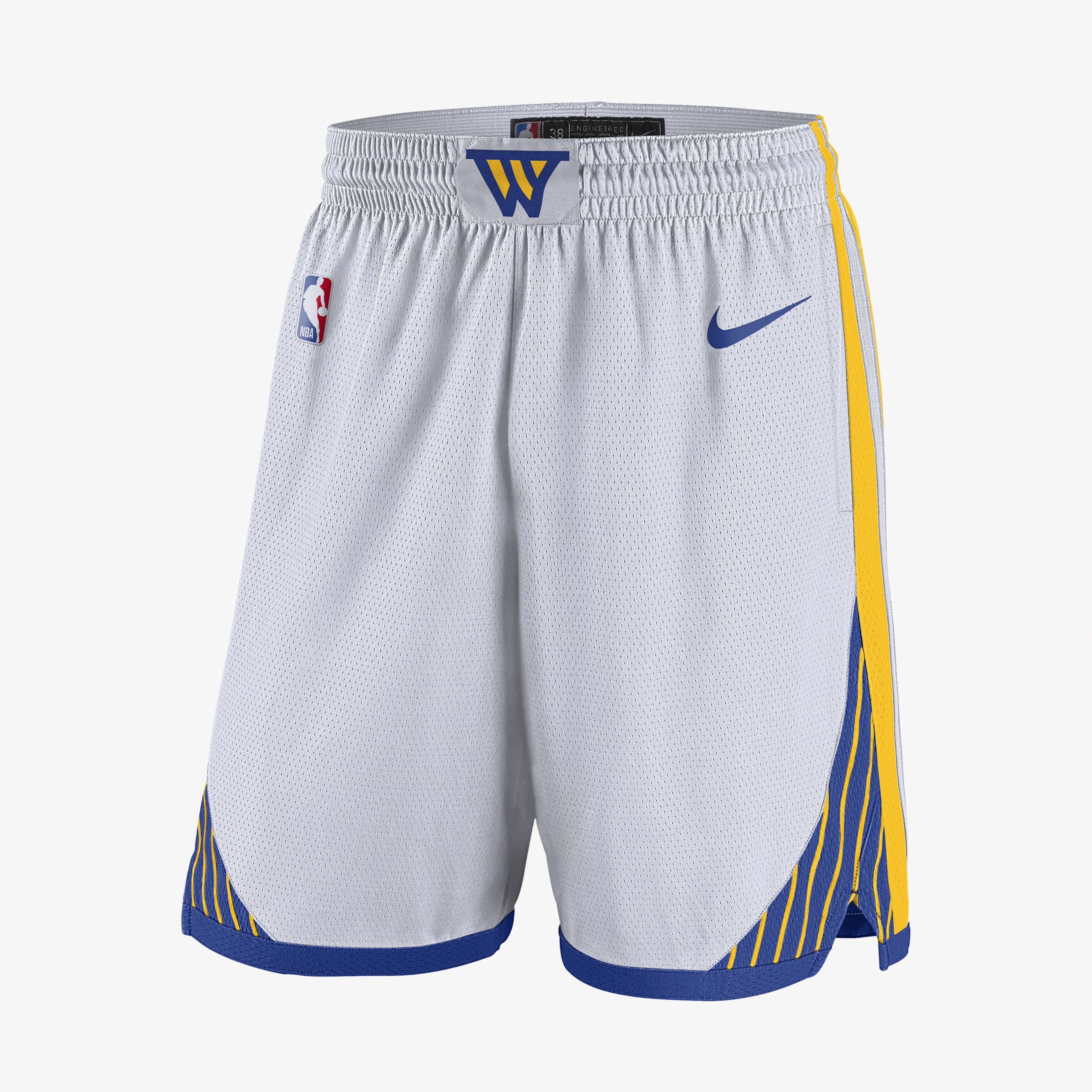 Nike Golden State Warriors 2024/25 Edition Erkek Beyaz Basketbol Şortu