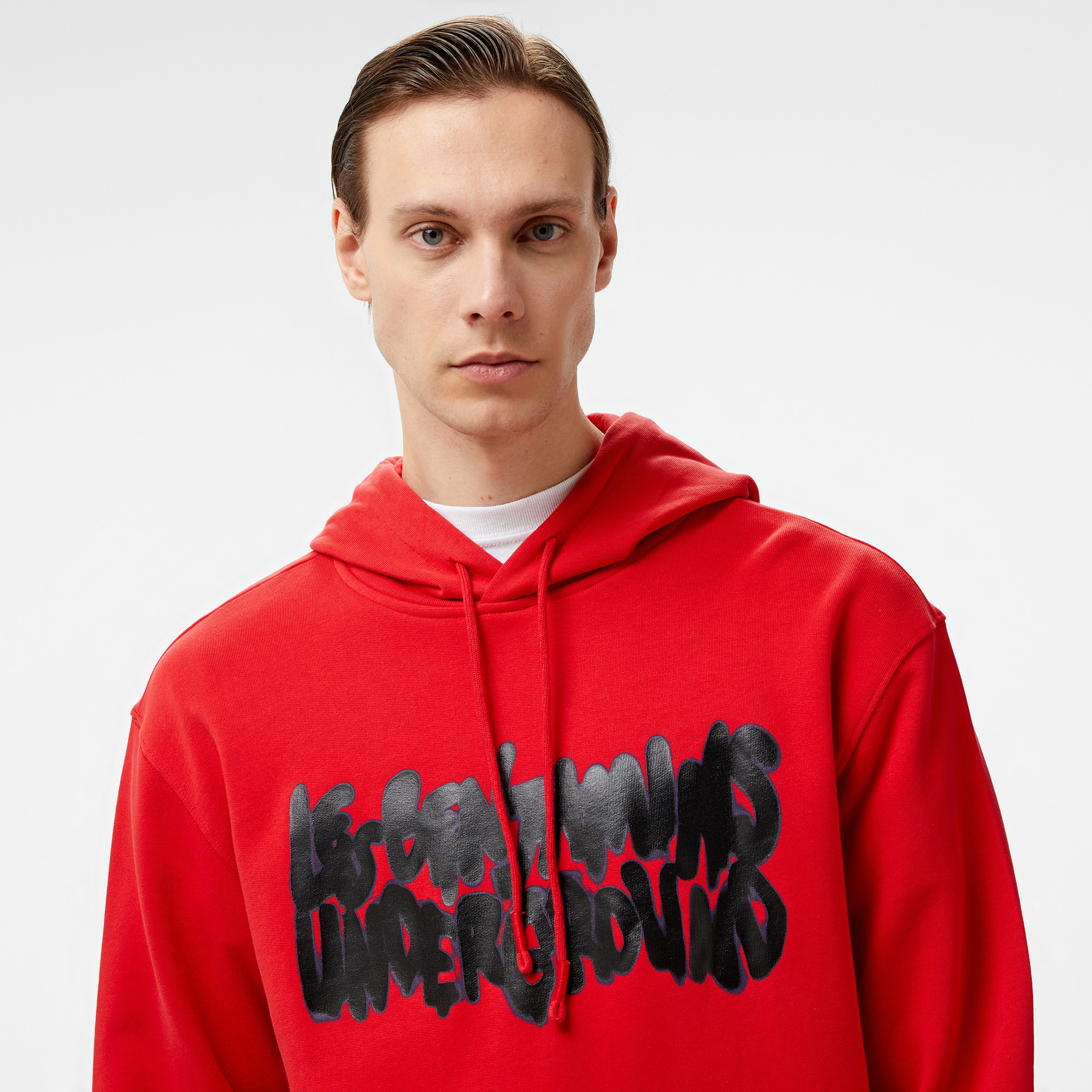 Les Benjamins 014 Erkek Kırmızı Sweatshirt