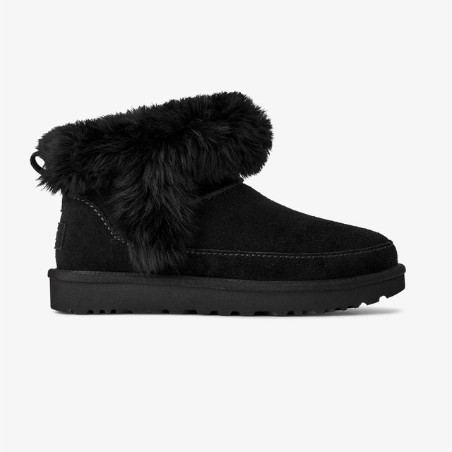 Ugg Siyah Ugg Classic Ultra Mini Chalet