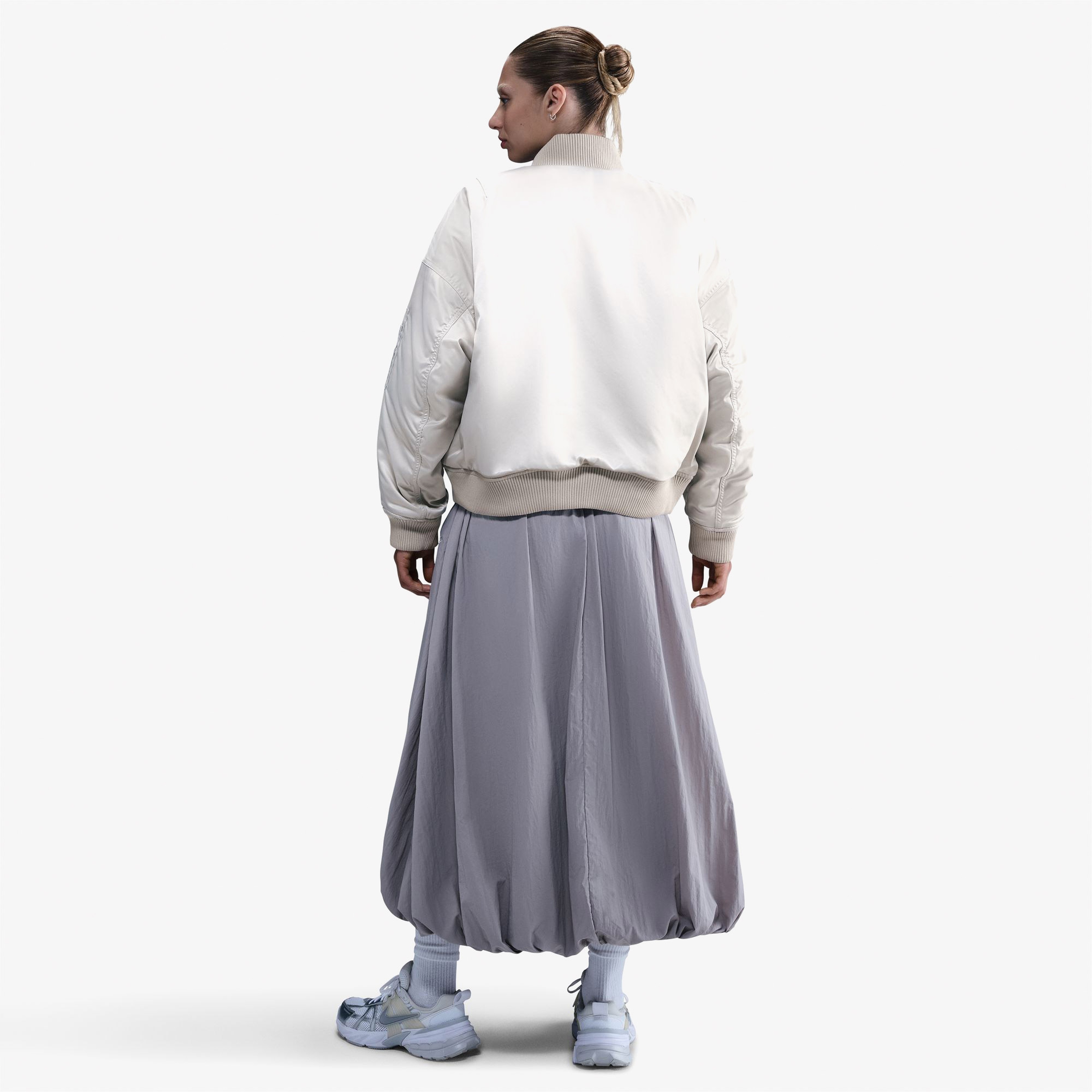 Nike Reversible Bomber Kadın Beyaz Ceket