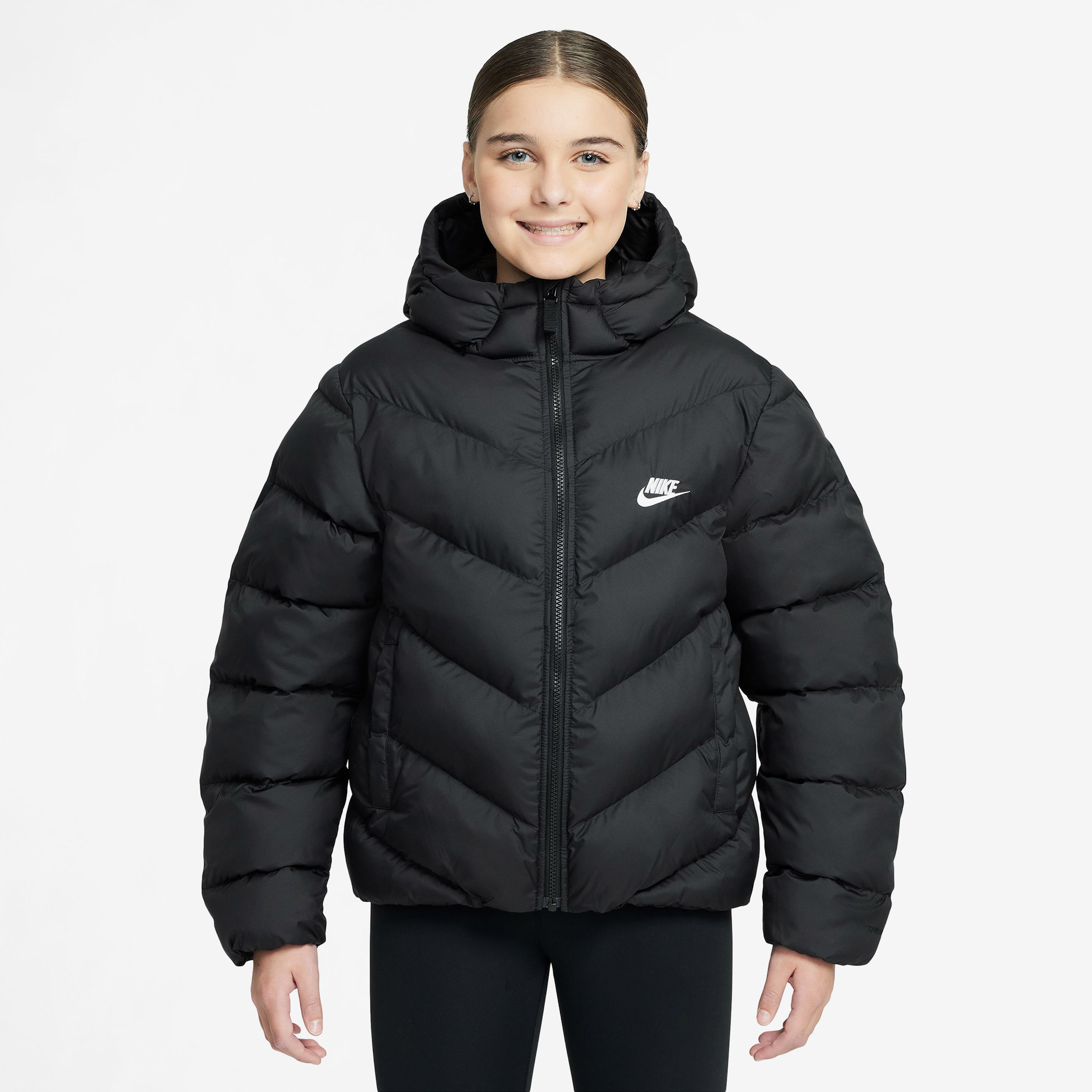 Nike Sportswear All Day Play Genç Çocuk Siyah Mont