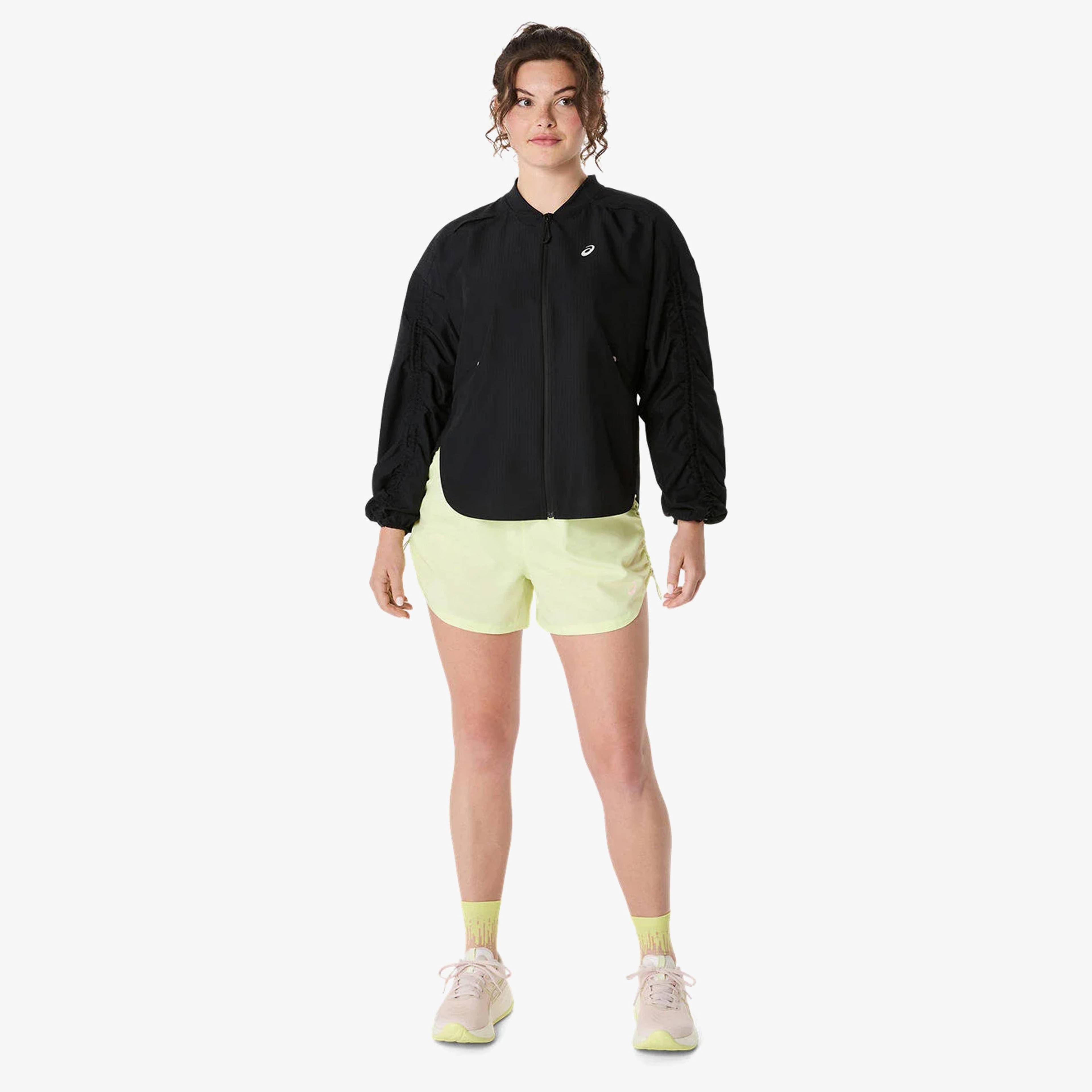 Asics Nagino Run Adjustable Kadın Siyah Koşu Ceketi