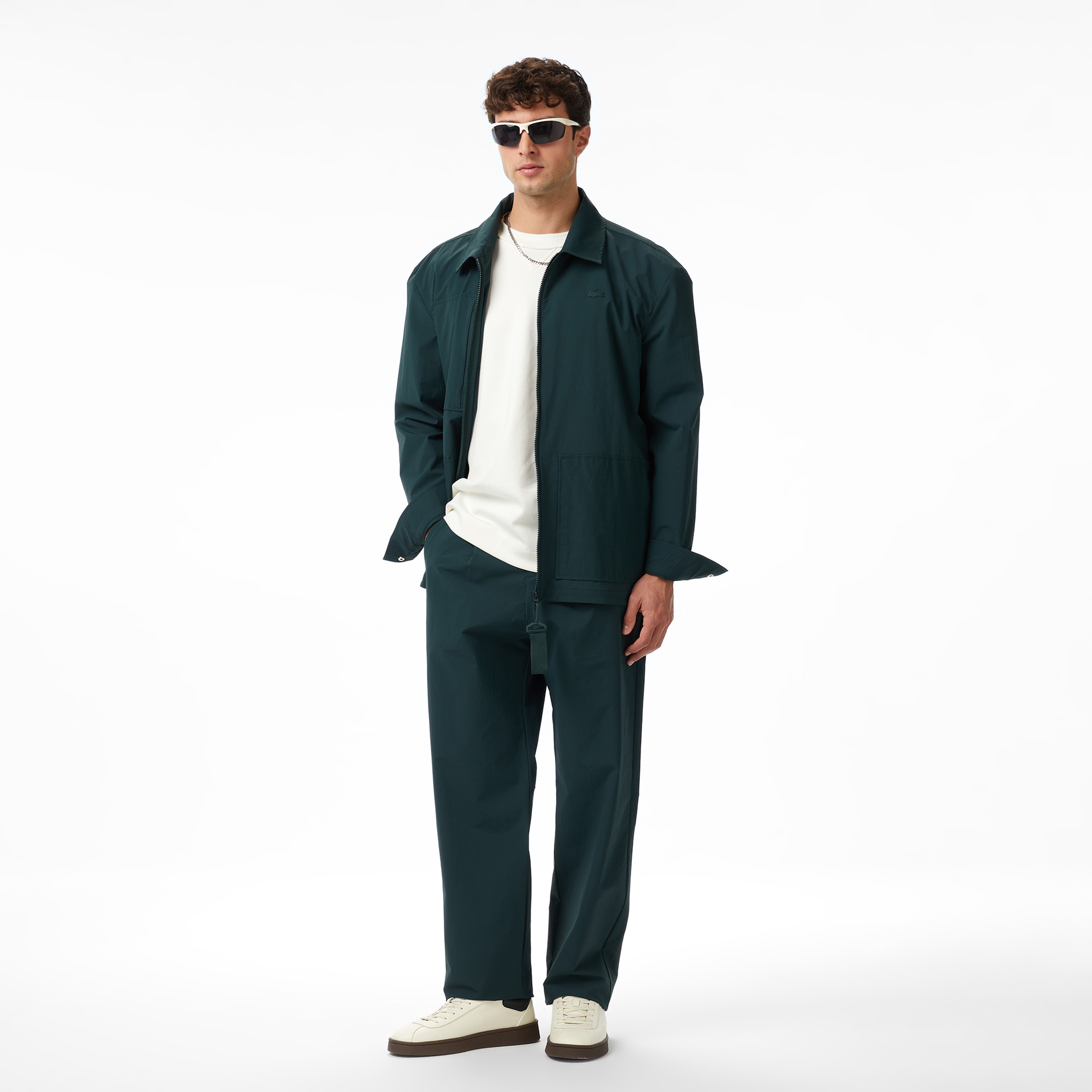 Lacoste x House of SuperStep Regular Fit Erkek Yeşil Ceket
