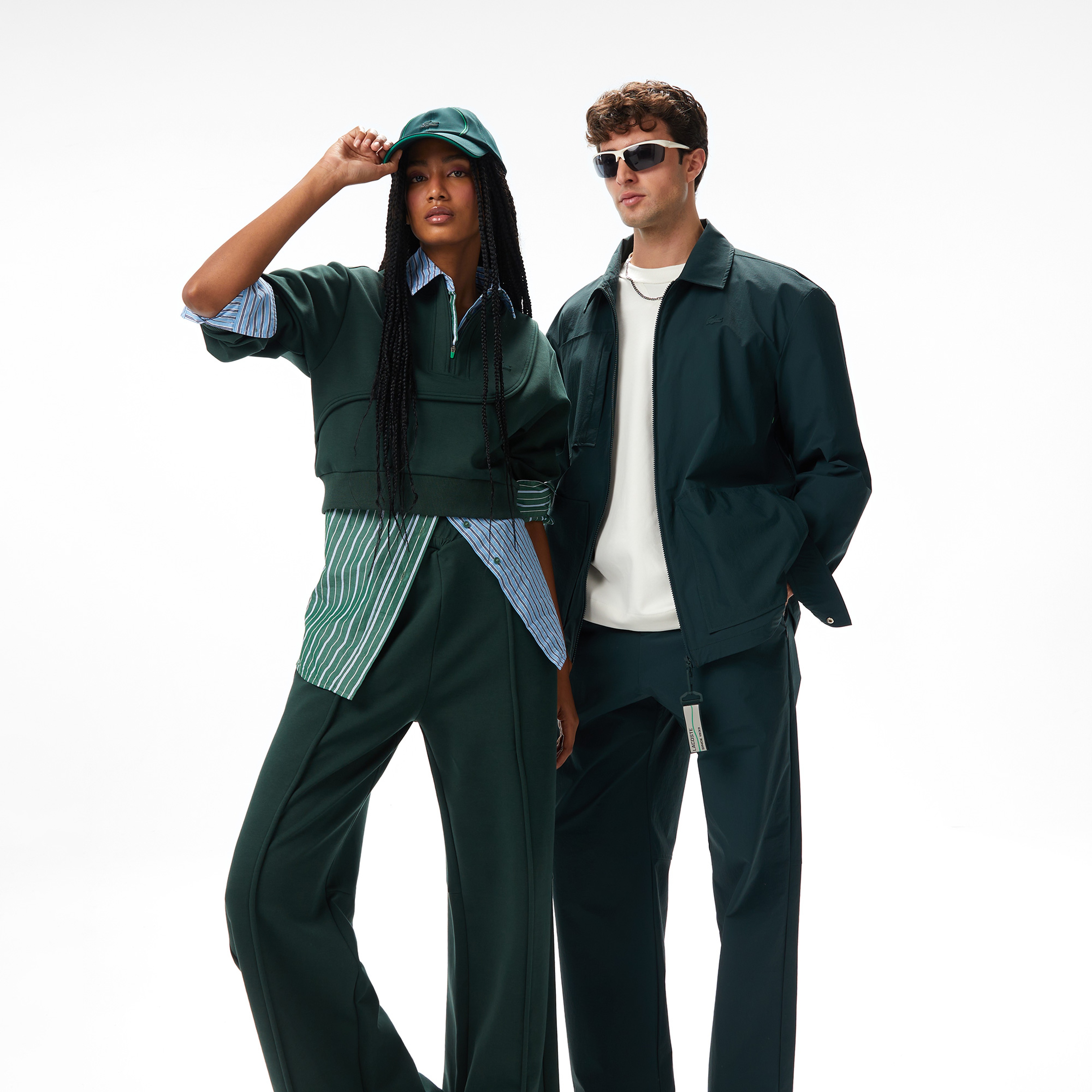 Lacoste x House of SuperStep Regular Fit Erkek Yeşil Ceket