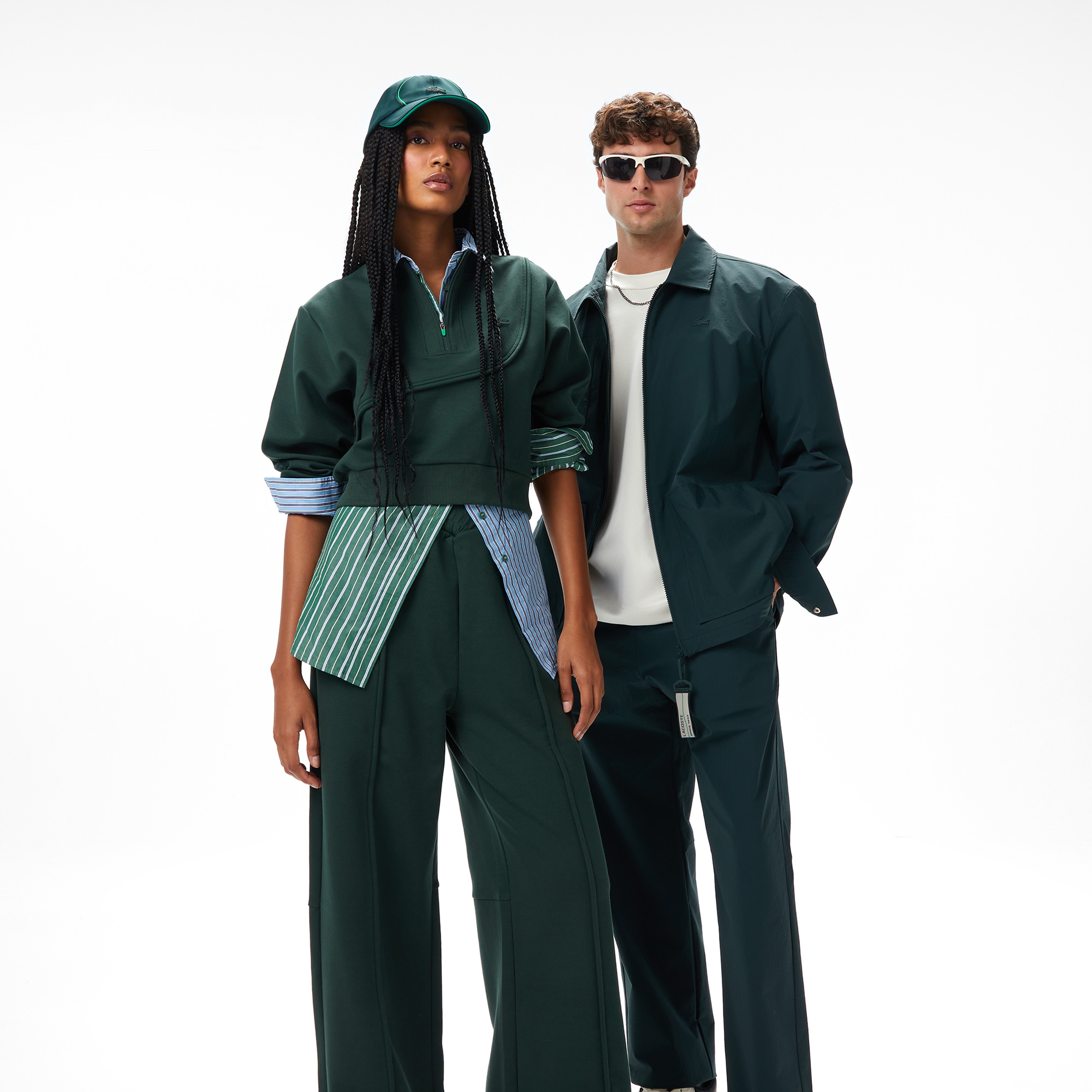 Lacoste x House of SuperStep Regular Fit Erkek Yeşil Ceket