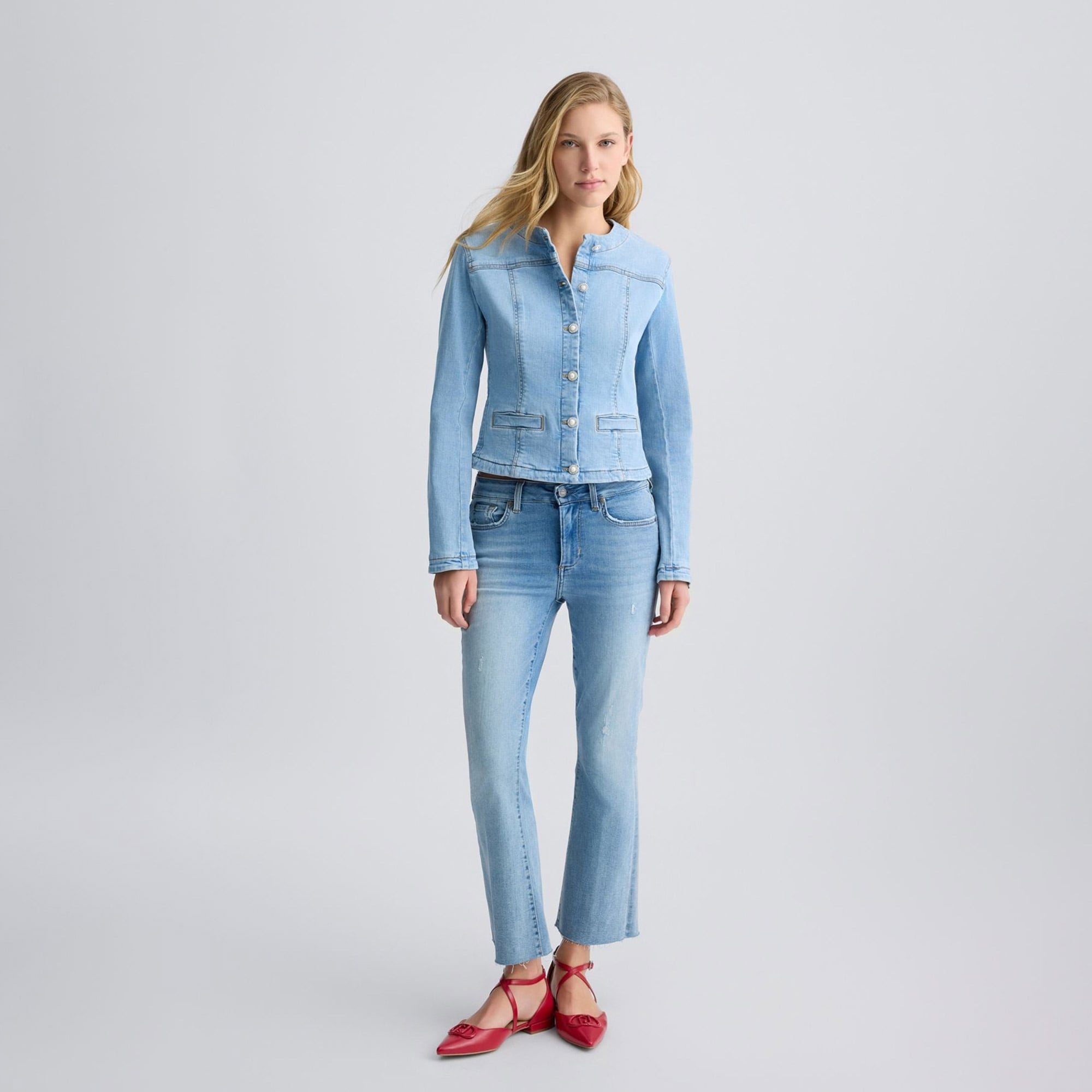 Liu Jo Kadın Mavi Pantolon