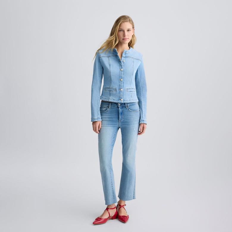 Liu Jo Kadın Mavi Pantolon