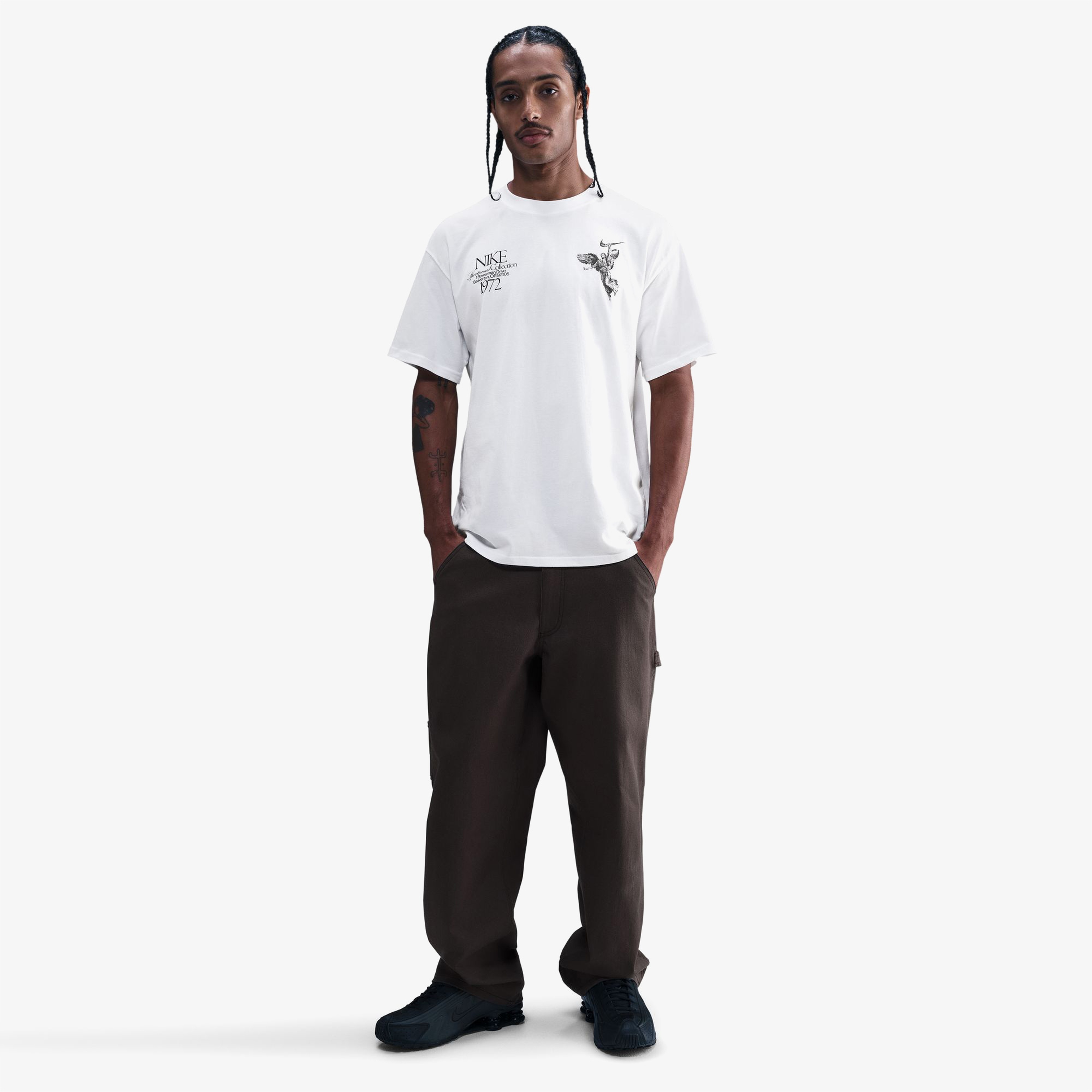 Nike Sportswear Max 90 Erkek Beyaz T-Shirt