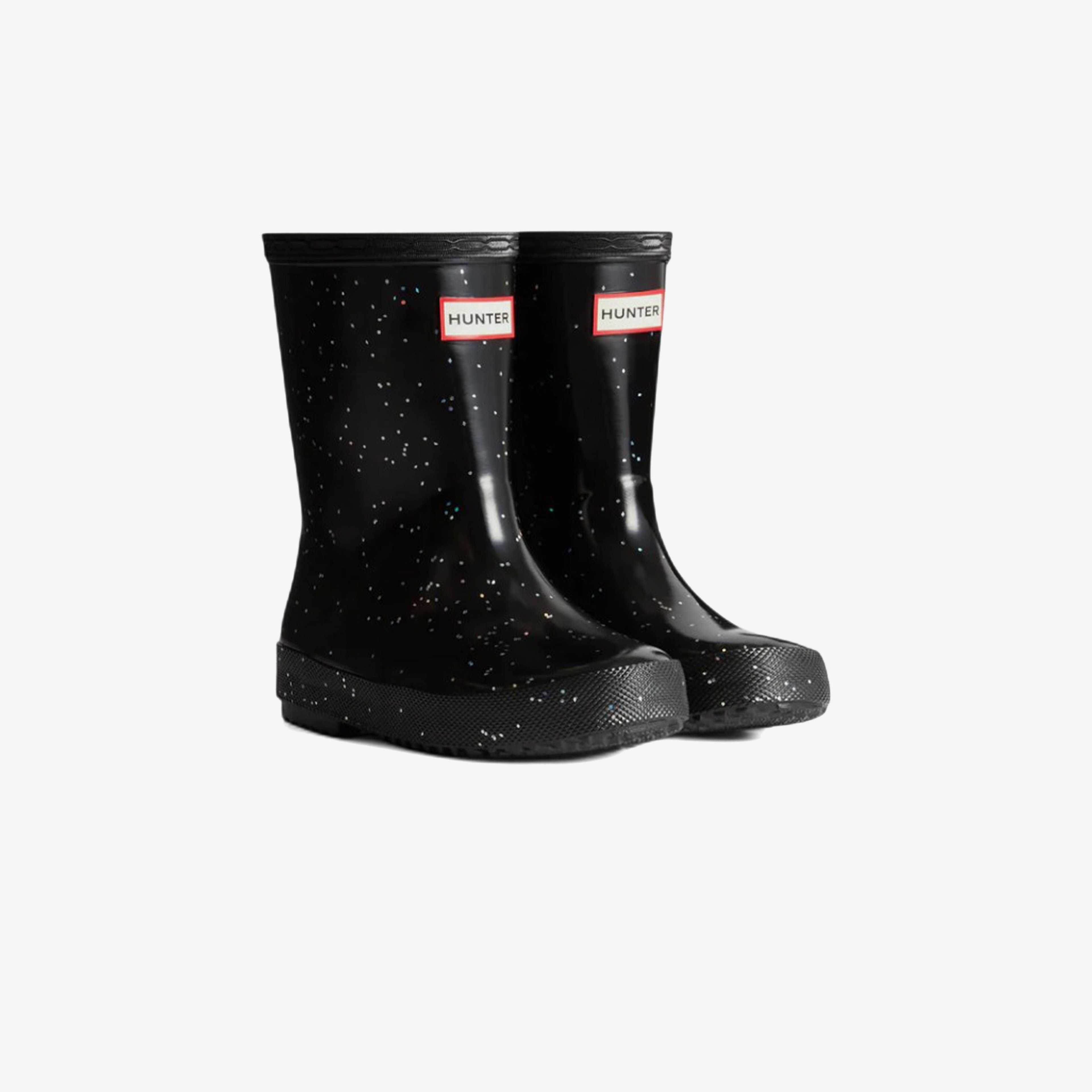 Hunter Originals Wellington Glitter Bebek Siyah Bot