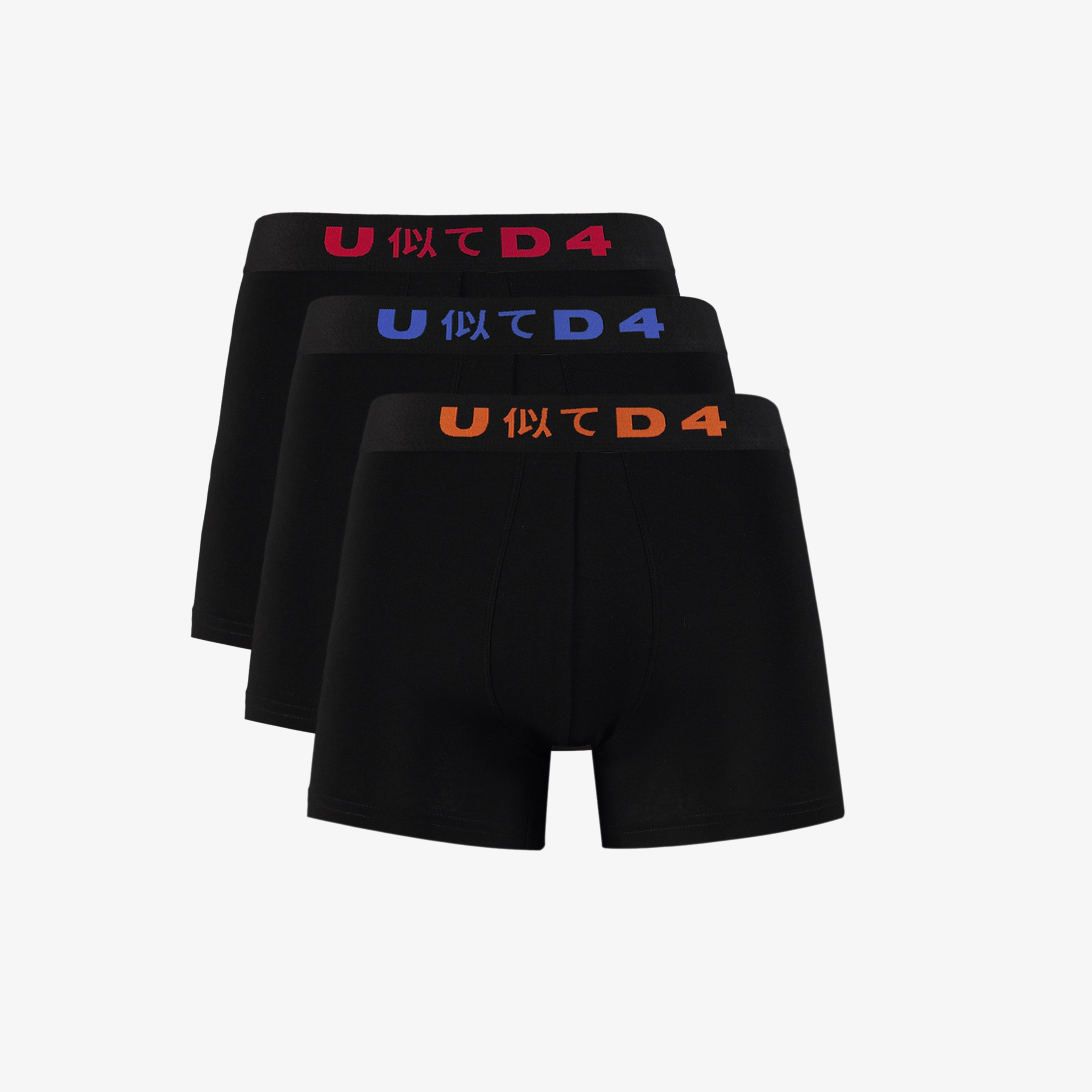 UNITED4 Classic Erkek Siyah Boxer