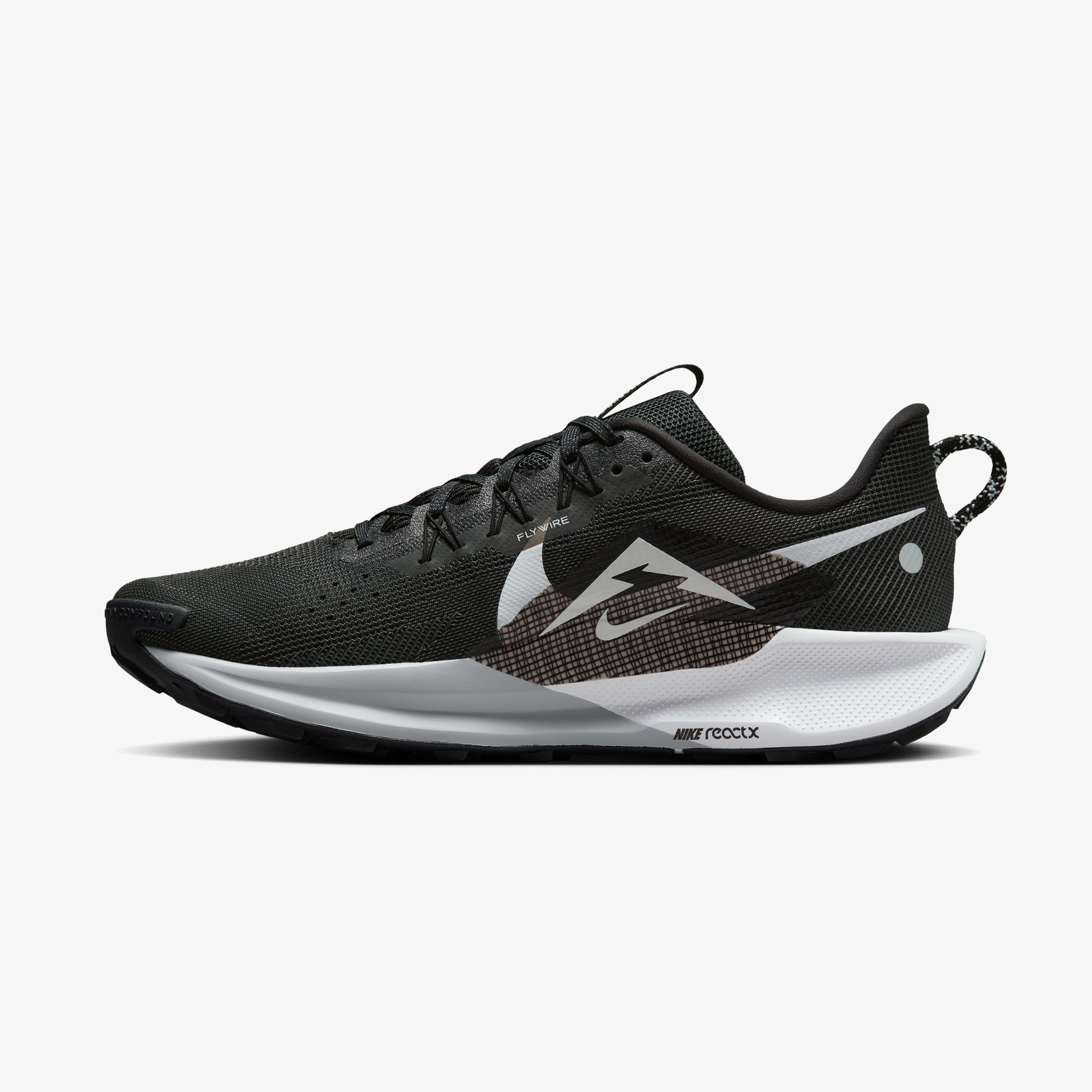 Nike ReactX Pegasus Trail 5 Erkek Siyah Spor Ayakkabı