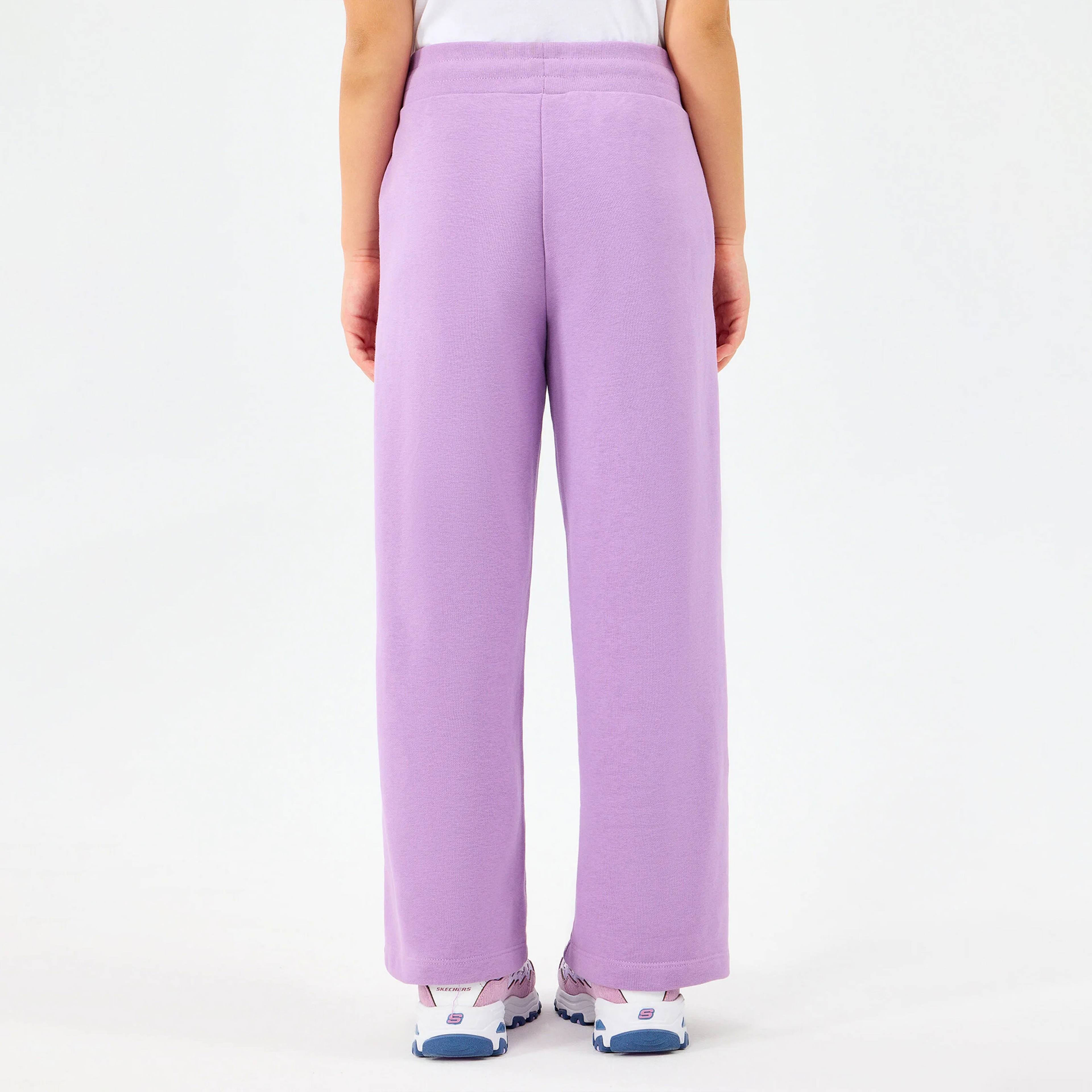 Skechers Lw Fleece Çocuk Mor Eşofman Altı