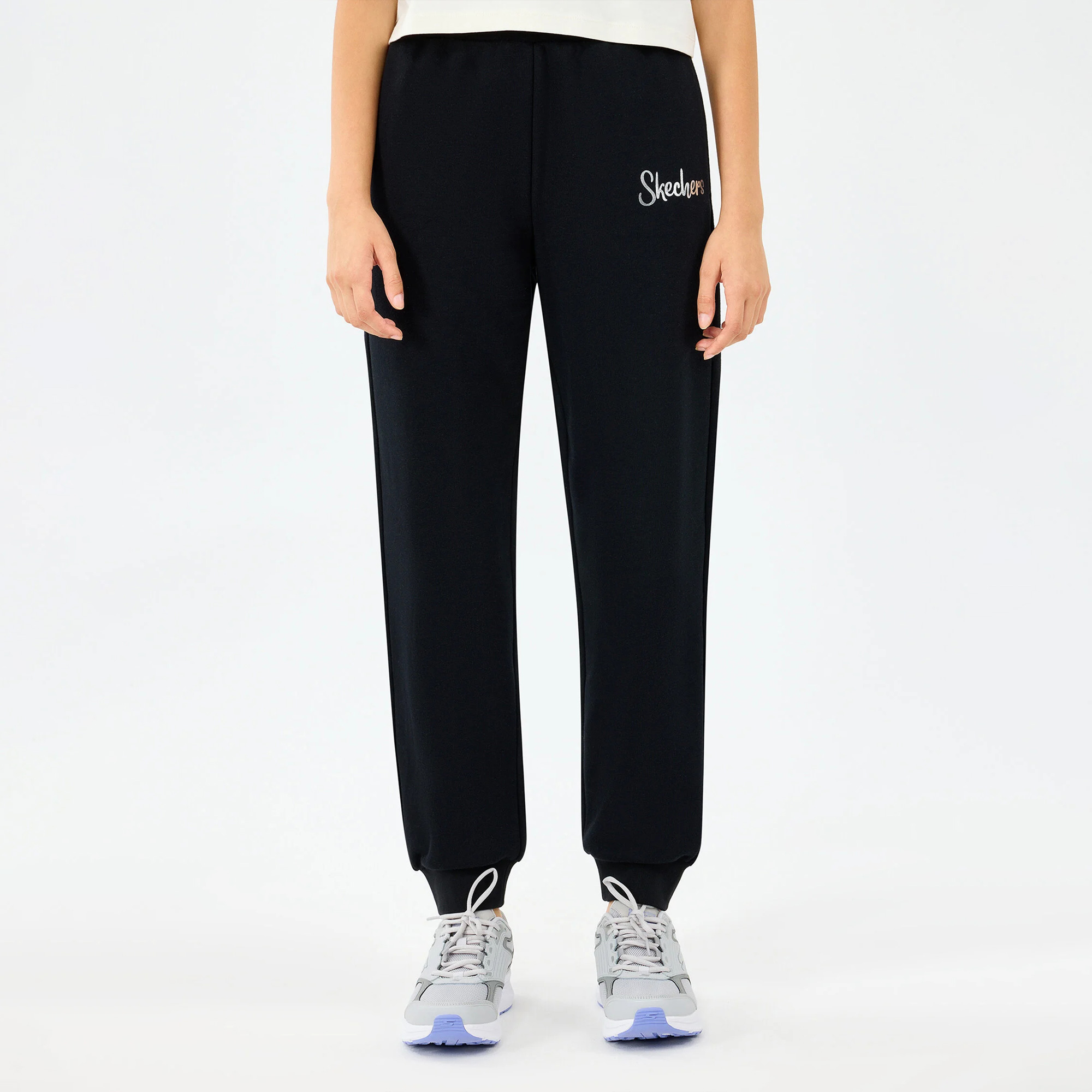 Skechers Lw Fleece Çocuk Siyah Eşofman Altı