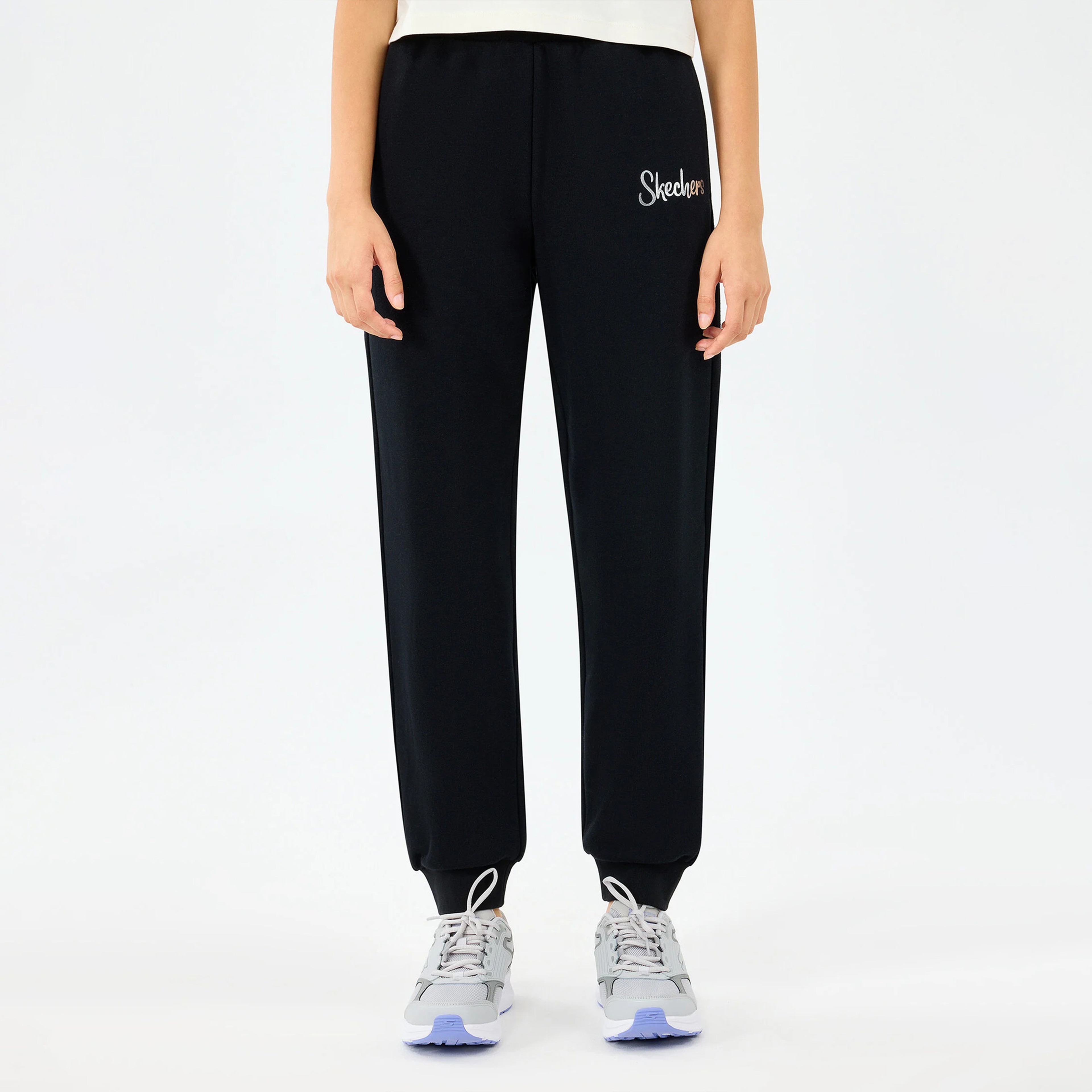 Skechers Lw Fleece Çocuk Siyah Eşofman Altı