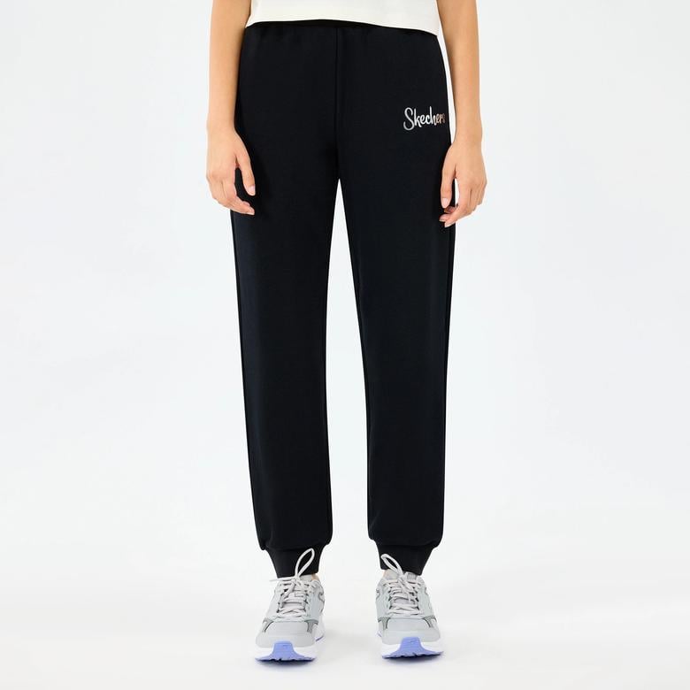 Skechers Lw Fleece Çocuk Siyah Eşofman Altı