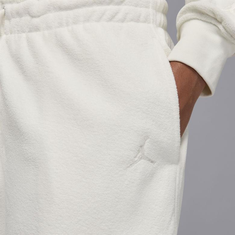 Jordan Fleece Essential Çeyrek Fermuarlı Kadın Beyaz Sweatshirt