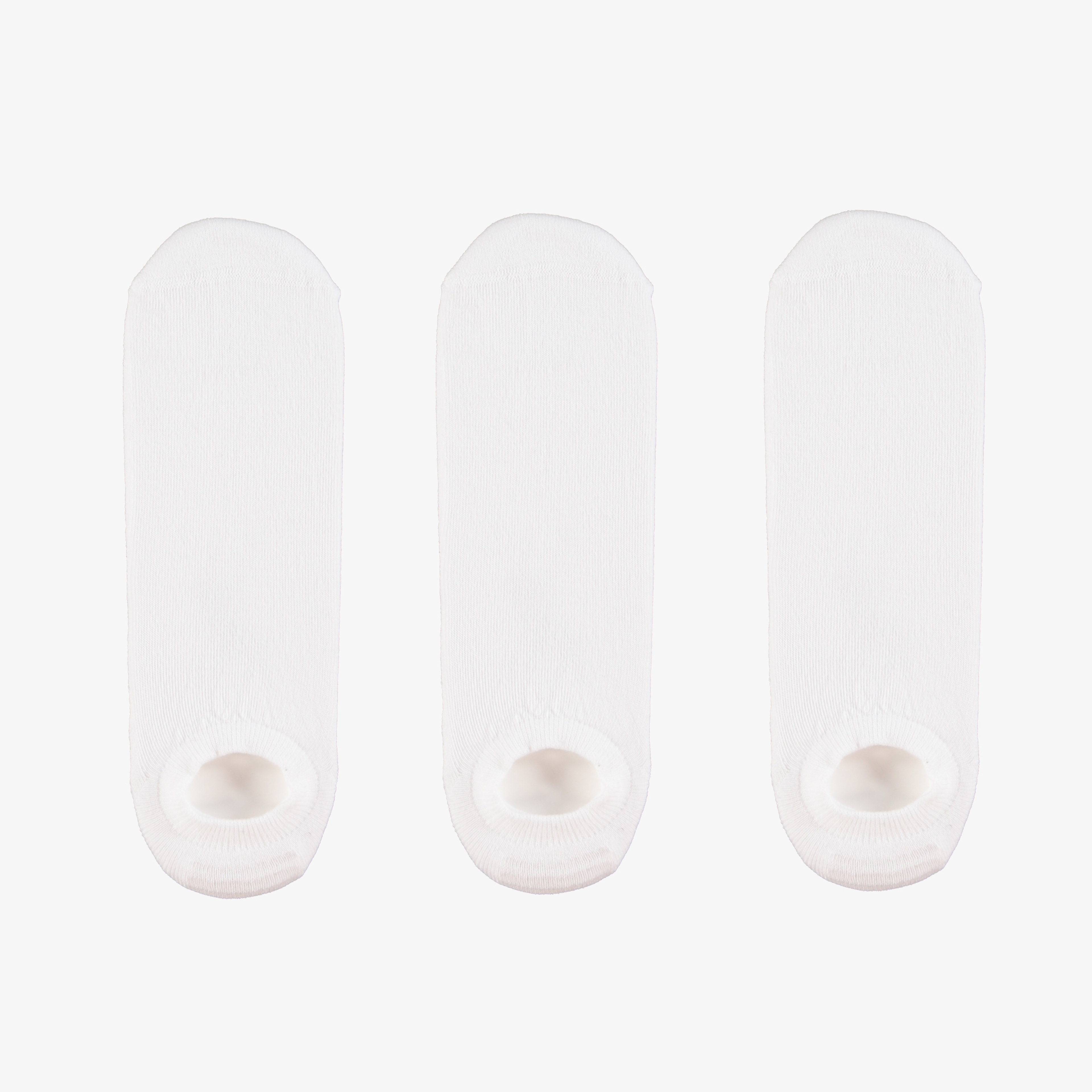 UNTIED4 3'lü Beyaz Patik Çorap