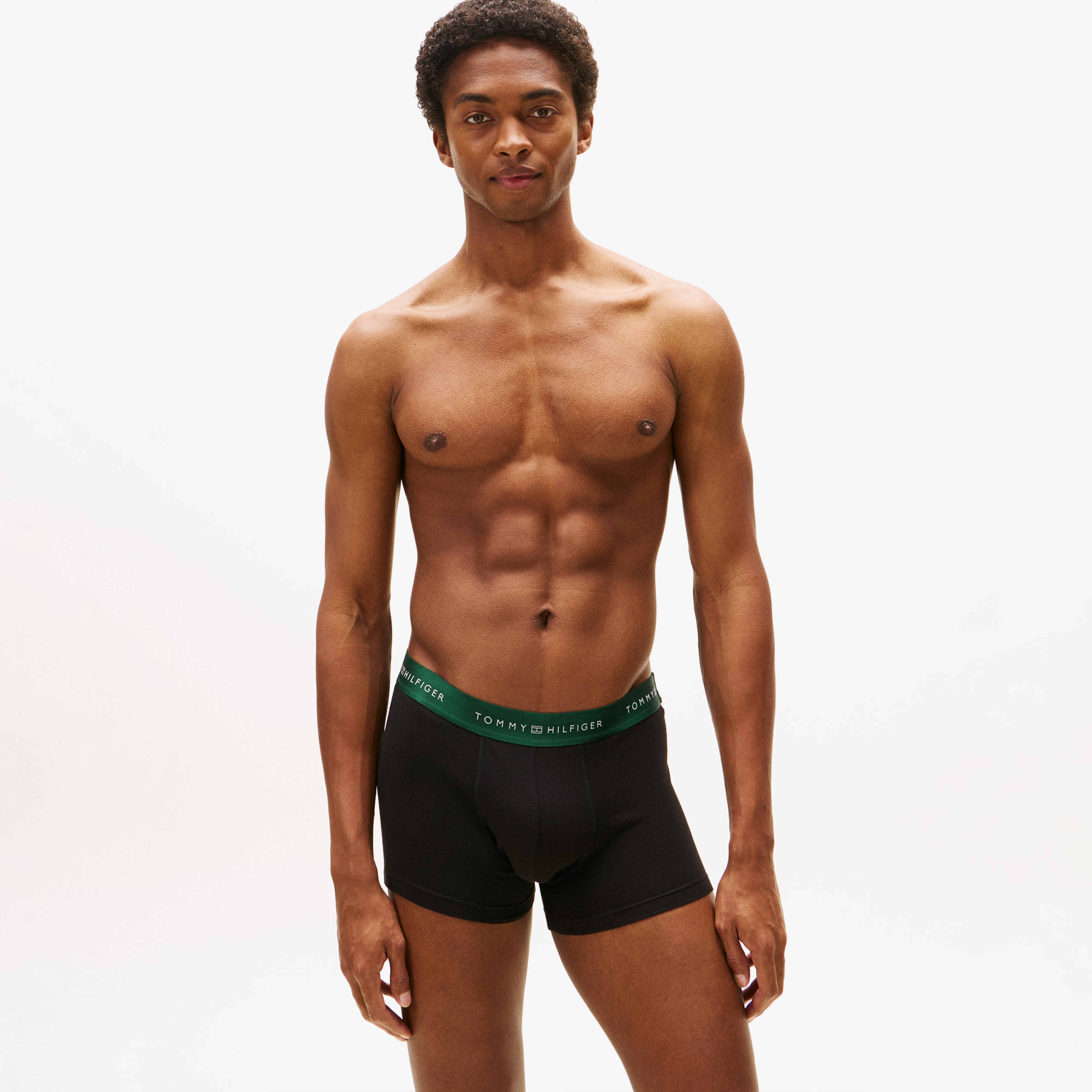 Tommy Hilfiger Trunk Metallic Erkek Bej 3'lü Boxer