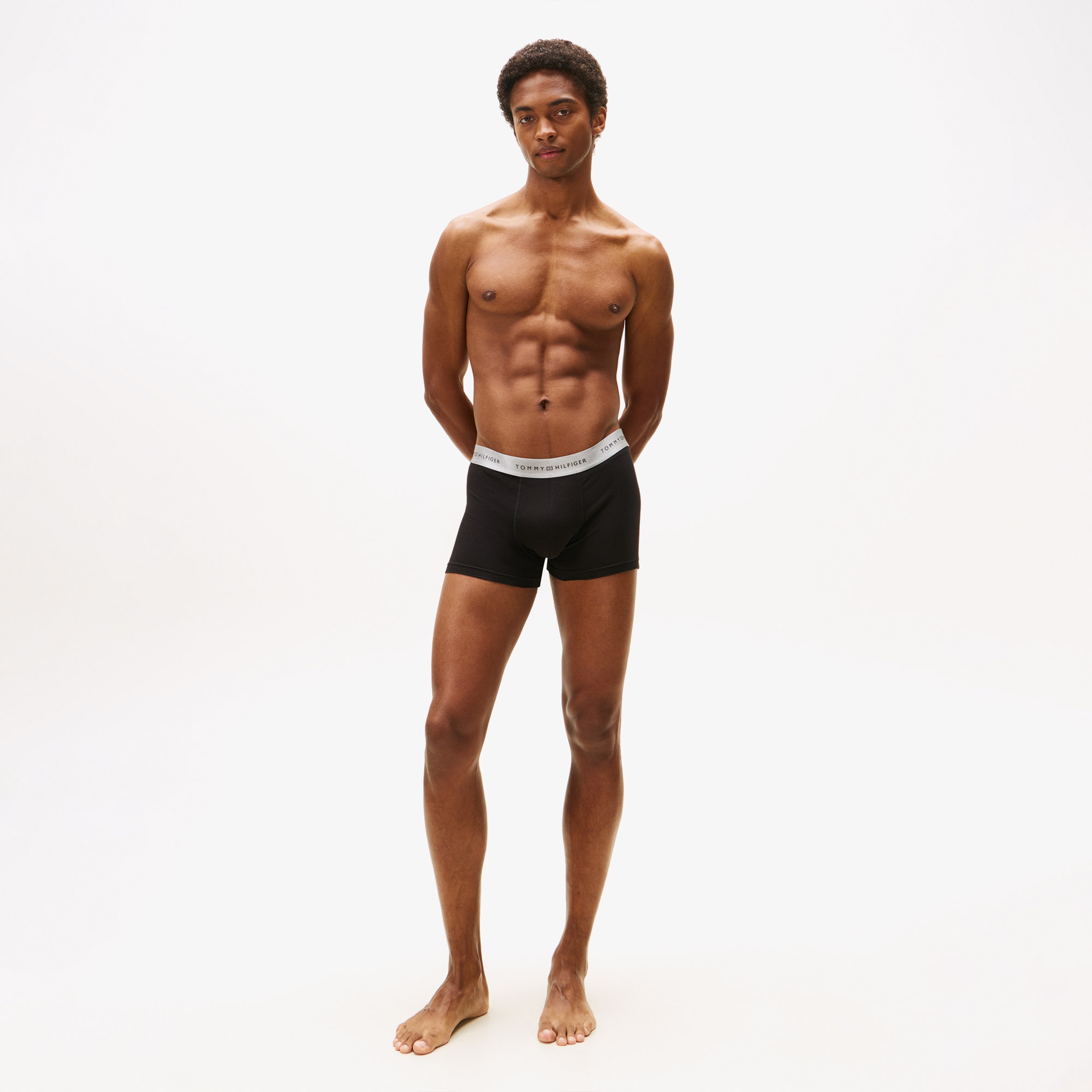 Tommy Hilfiger Trunk Metallic Erkek Bej 3'lü Boxer