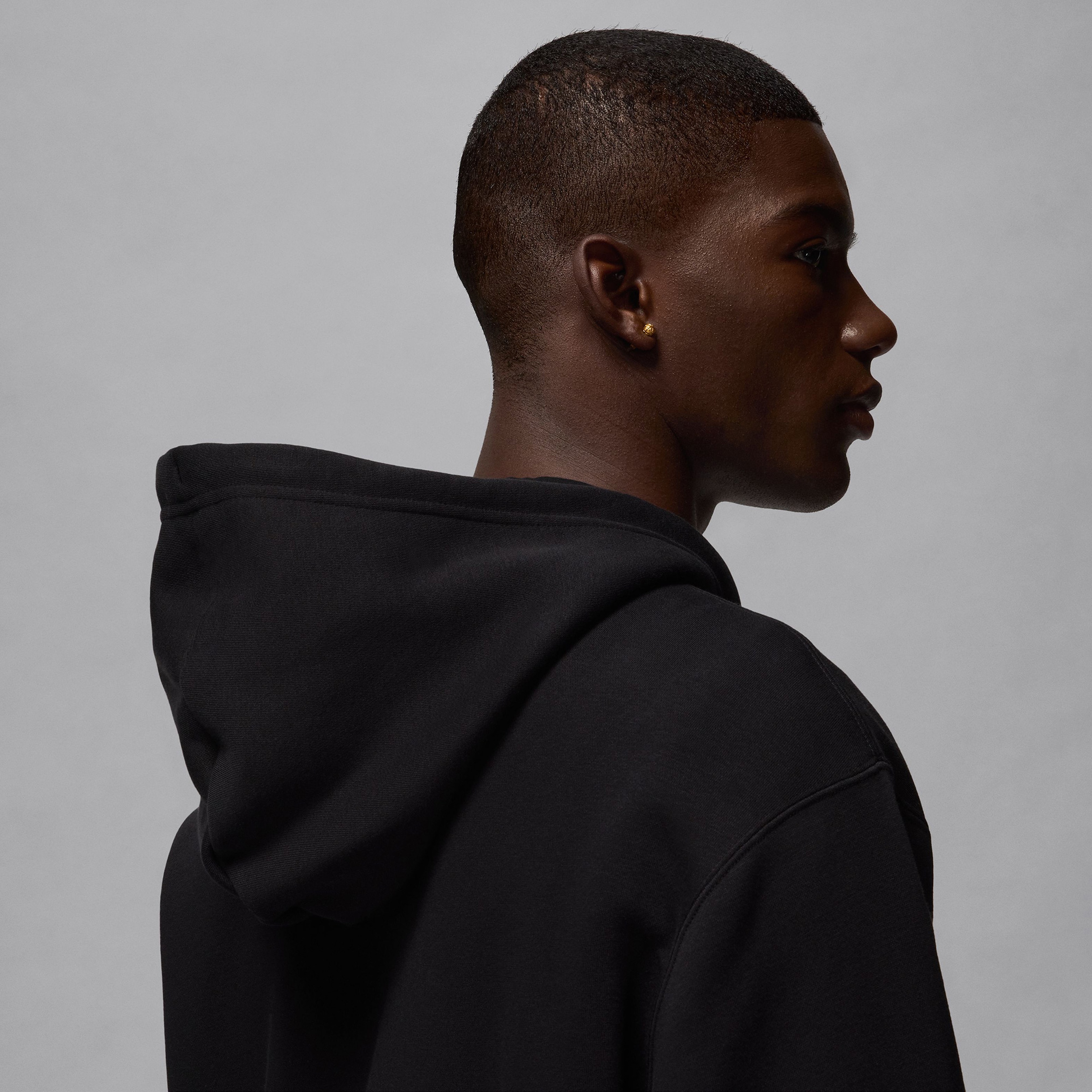 Jordan Brooklyn Fleece Erkek Siyah Hoodie