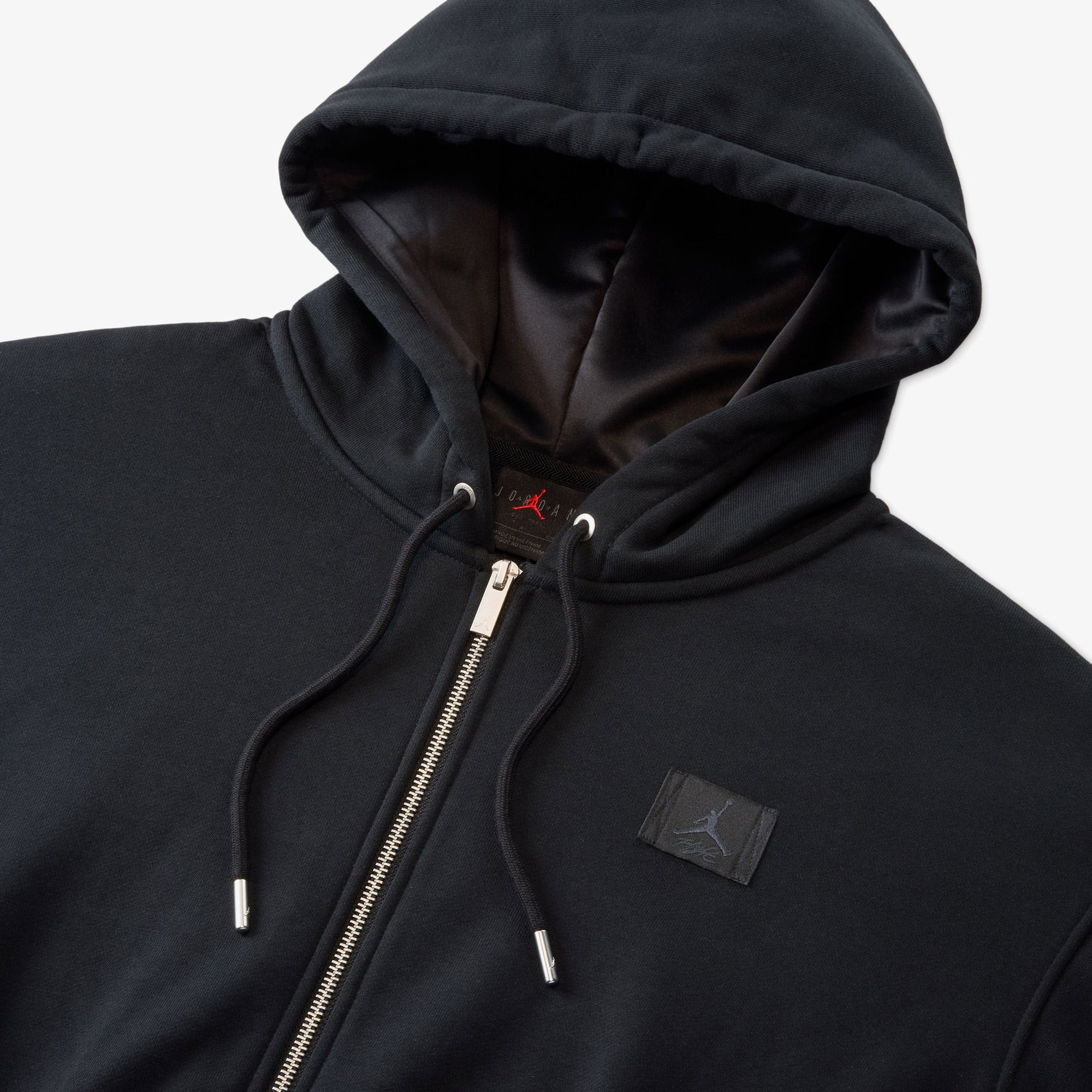 Jordan Flight Fleece Kadın Siyah Kapüşonlu Eşofman Üstü