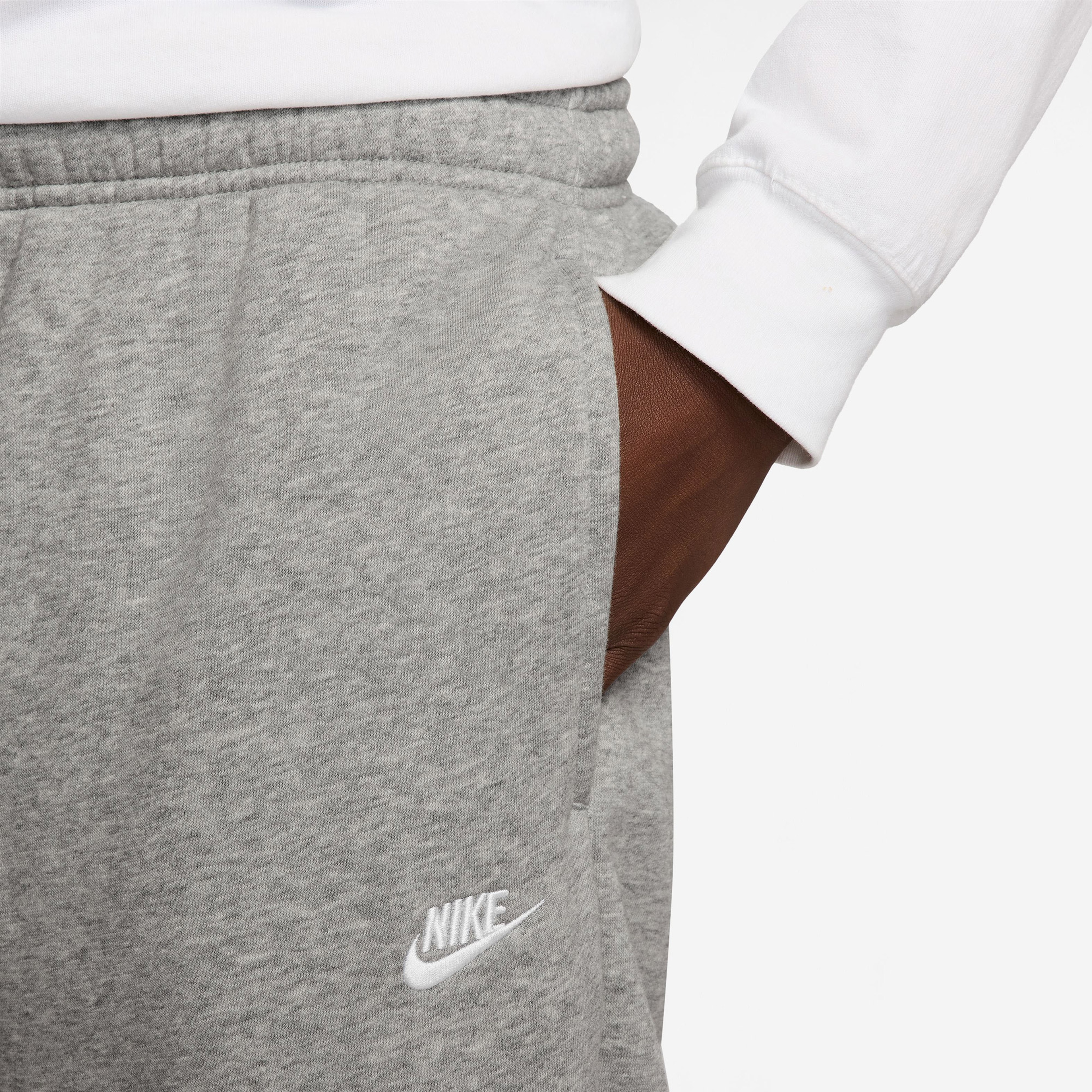 Nike Club Cuffed Brushed Erkek Gri Eşofman Altı