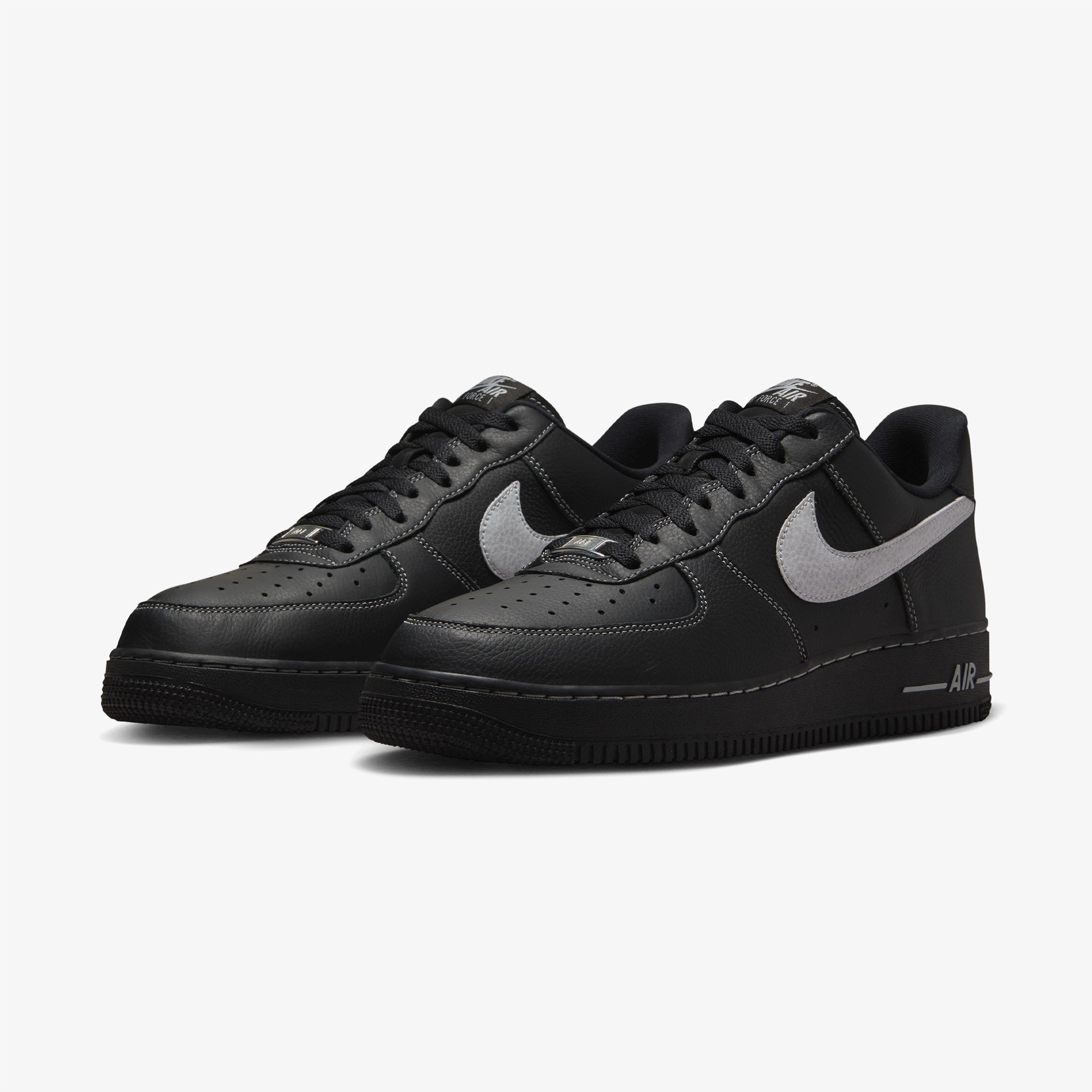 Nike Air Force 1 '07 LV8 Erkek Siyah Spor Ayakkabı