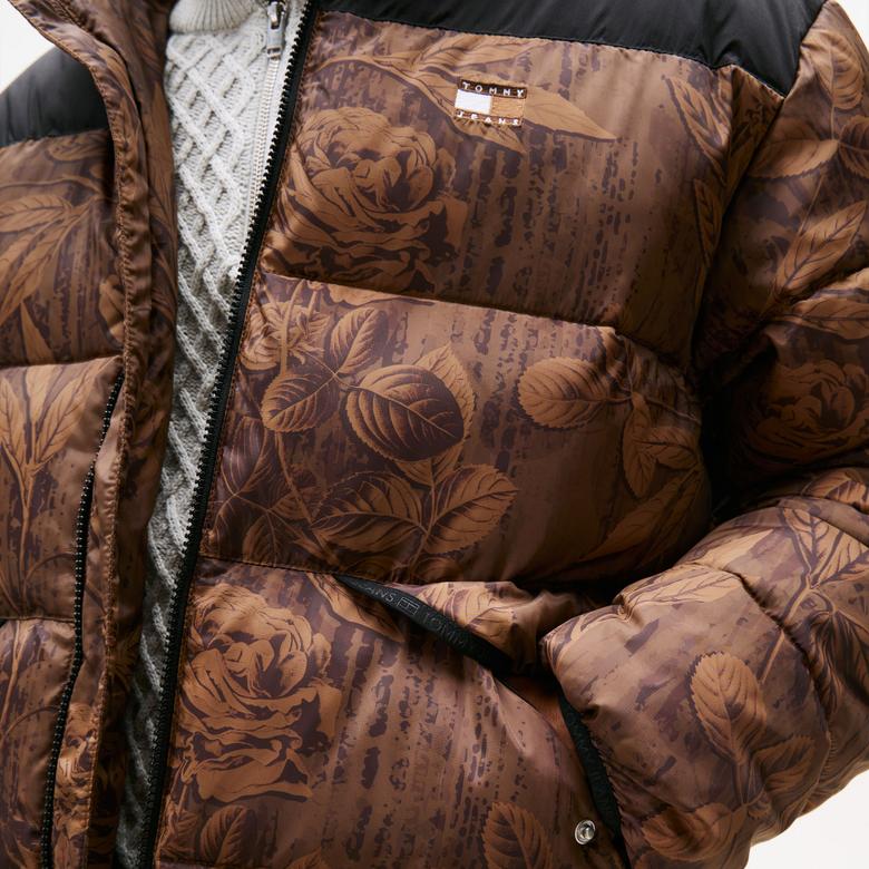 Tommy Hilfiger Jeans Vail Puffer Erkek Kahverengi Mont