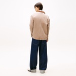 Tommy Hilfiger Oversized Fit Corduroy Collar Erkek Krem Ceket