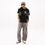 Tommy Hilfiger Regular Photo Erkek Siyah T-Shirt