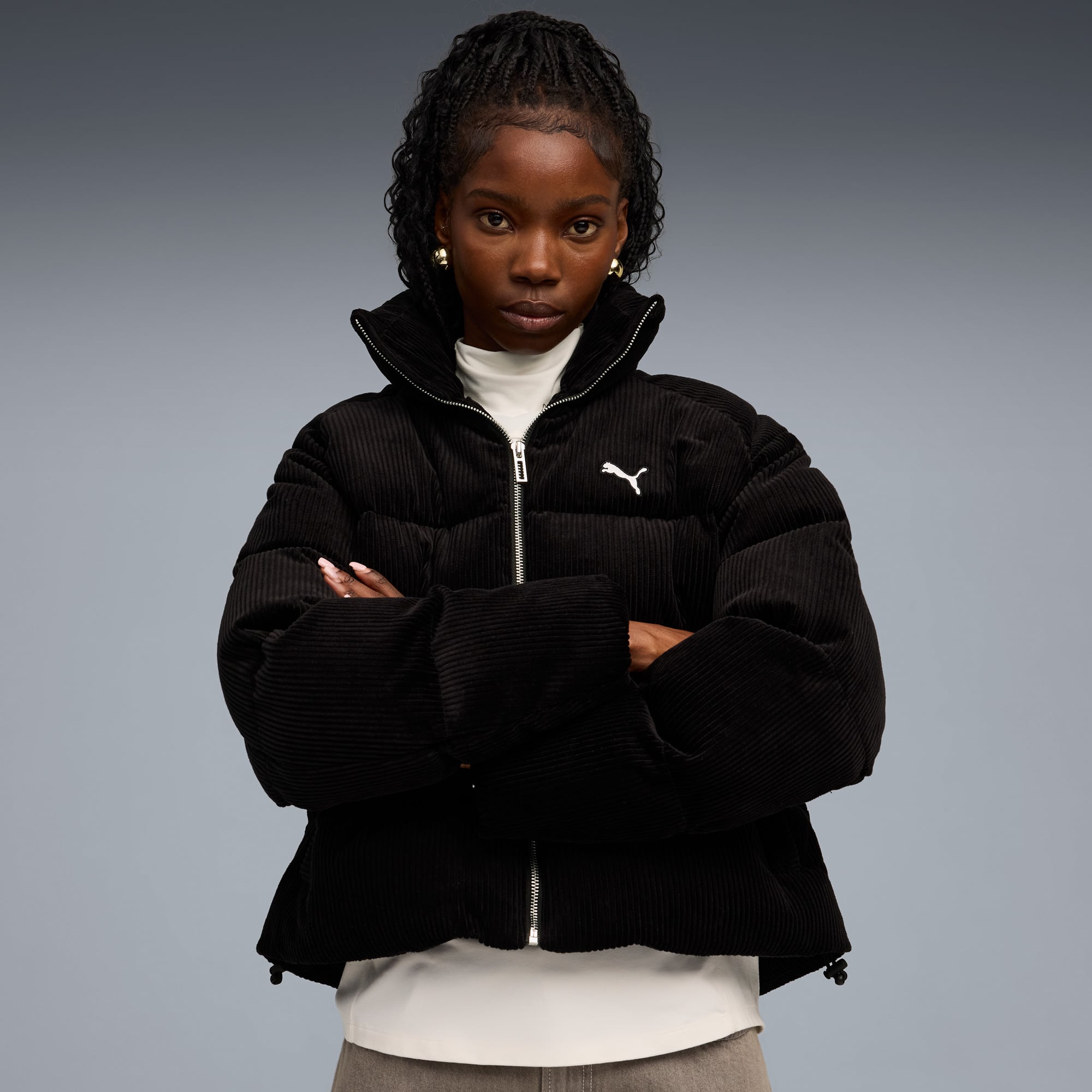 Puma Wardrobe Essentials Relaxed Kadın Siyah Ceket