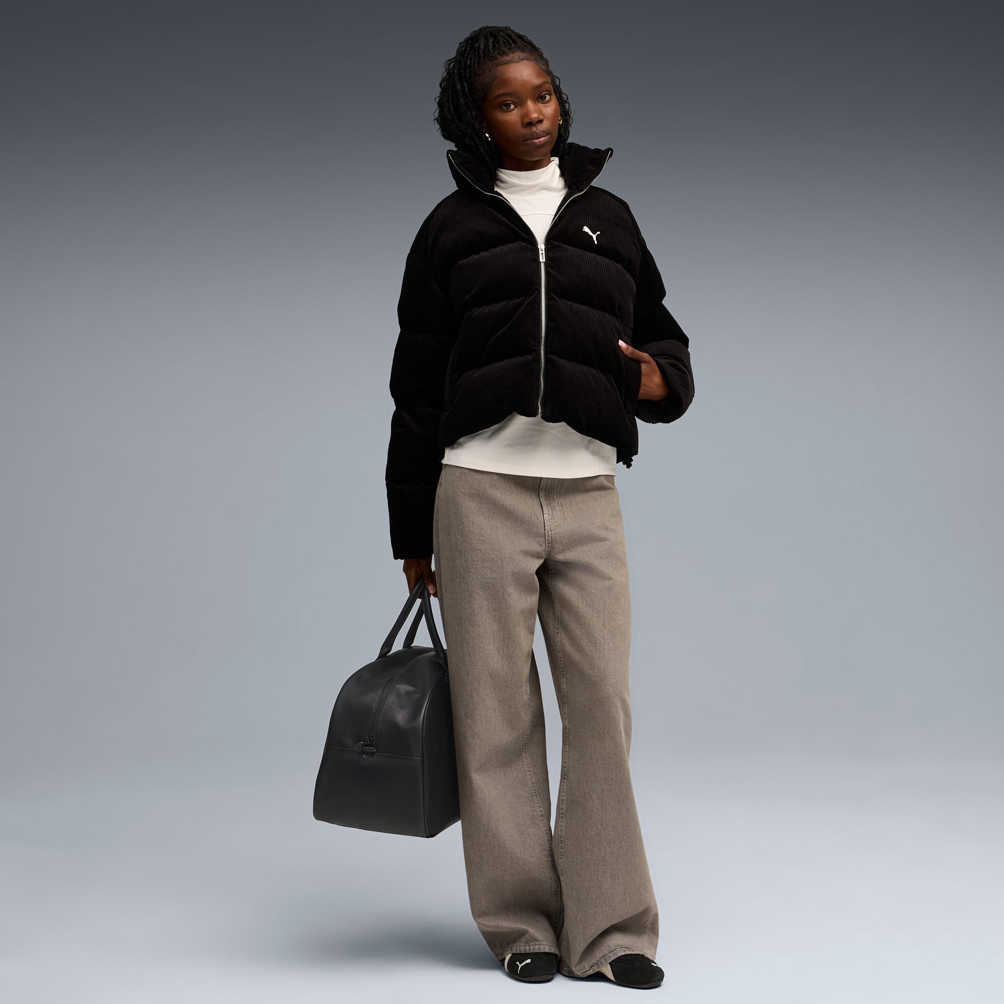 Puma Wardrobe Essentials Relaxed Kadın Siyah Ceket