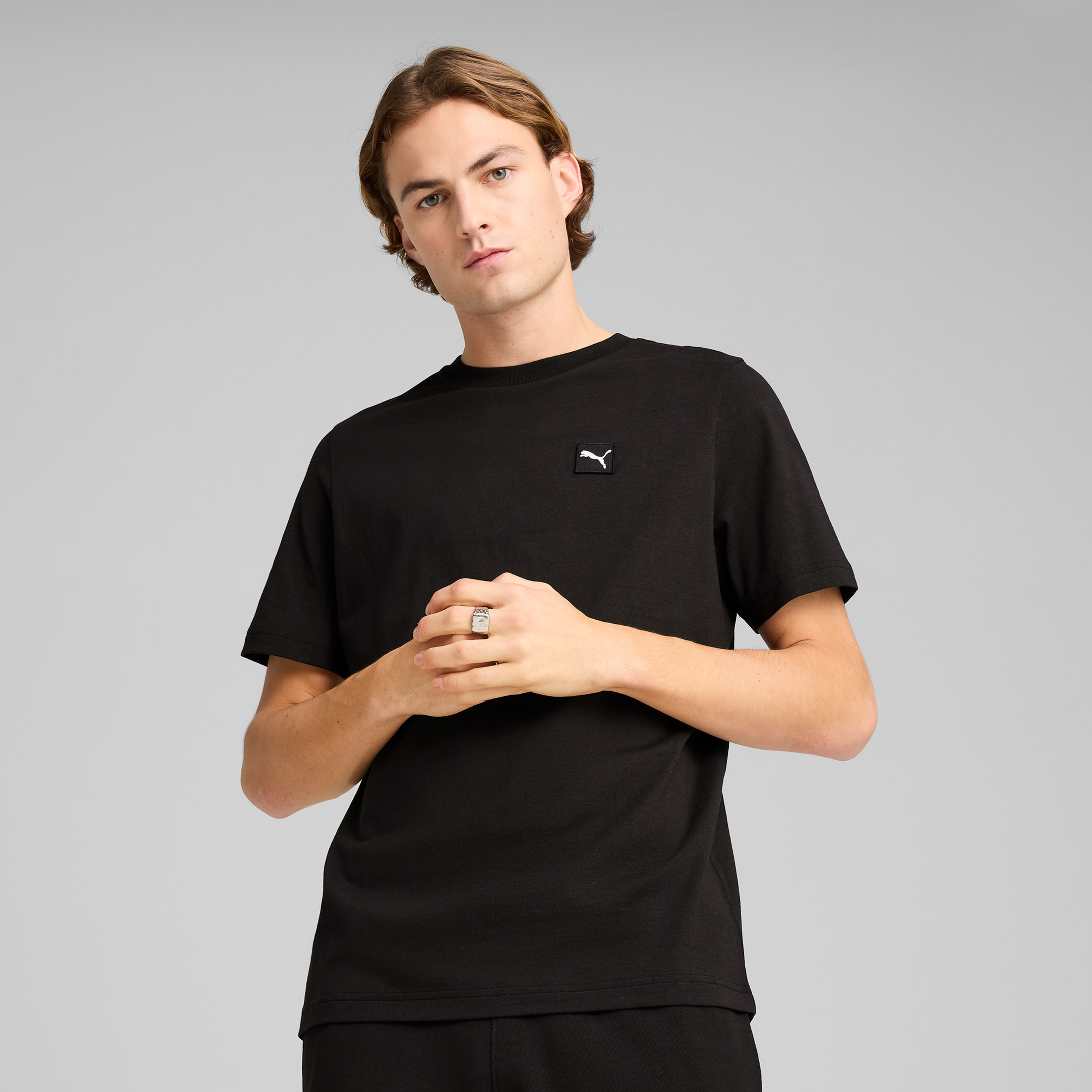 Puma Essentials Elevated Erkek Siyah Tişört