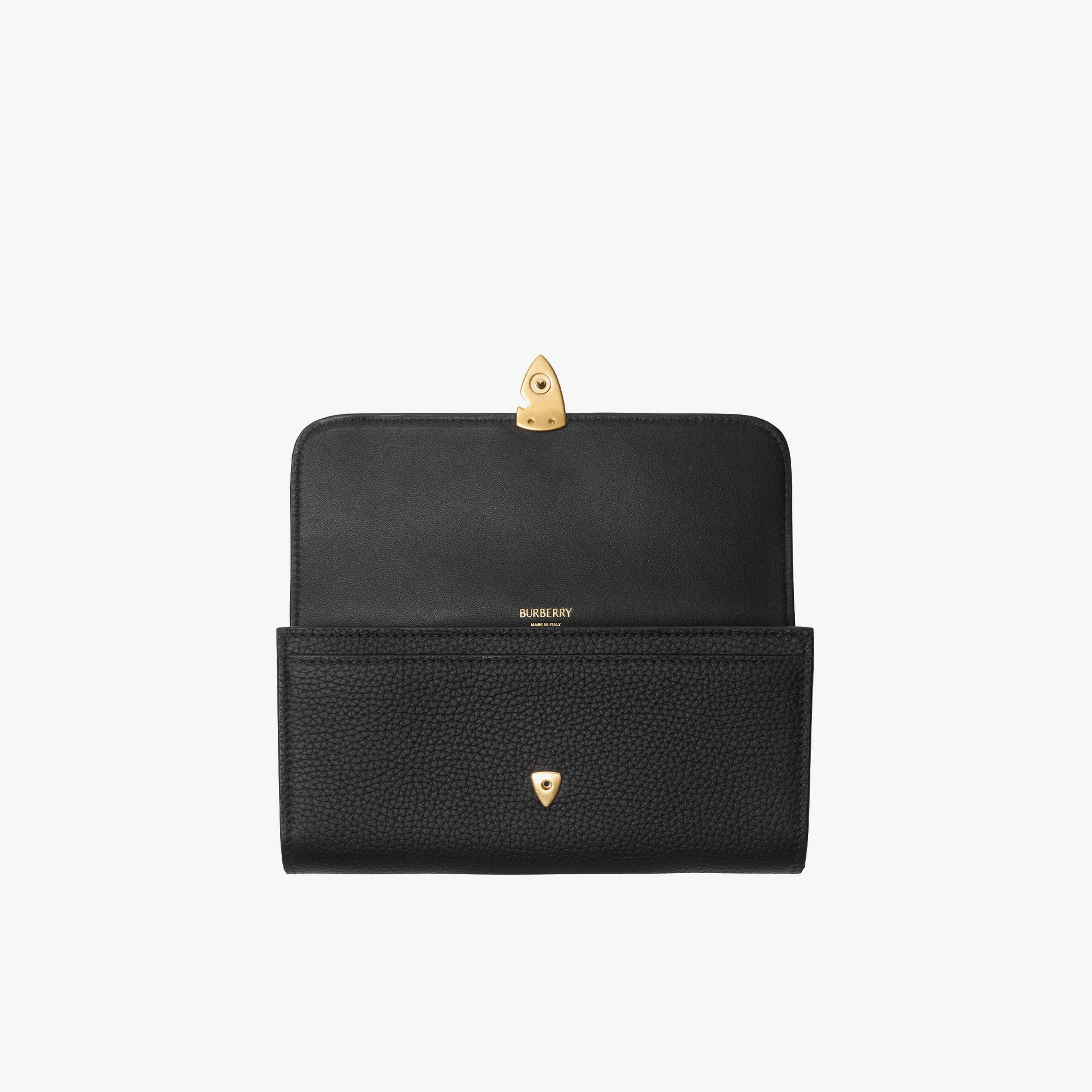 Burberry B Shield Continental Kadın Siyah Cüzdan