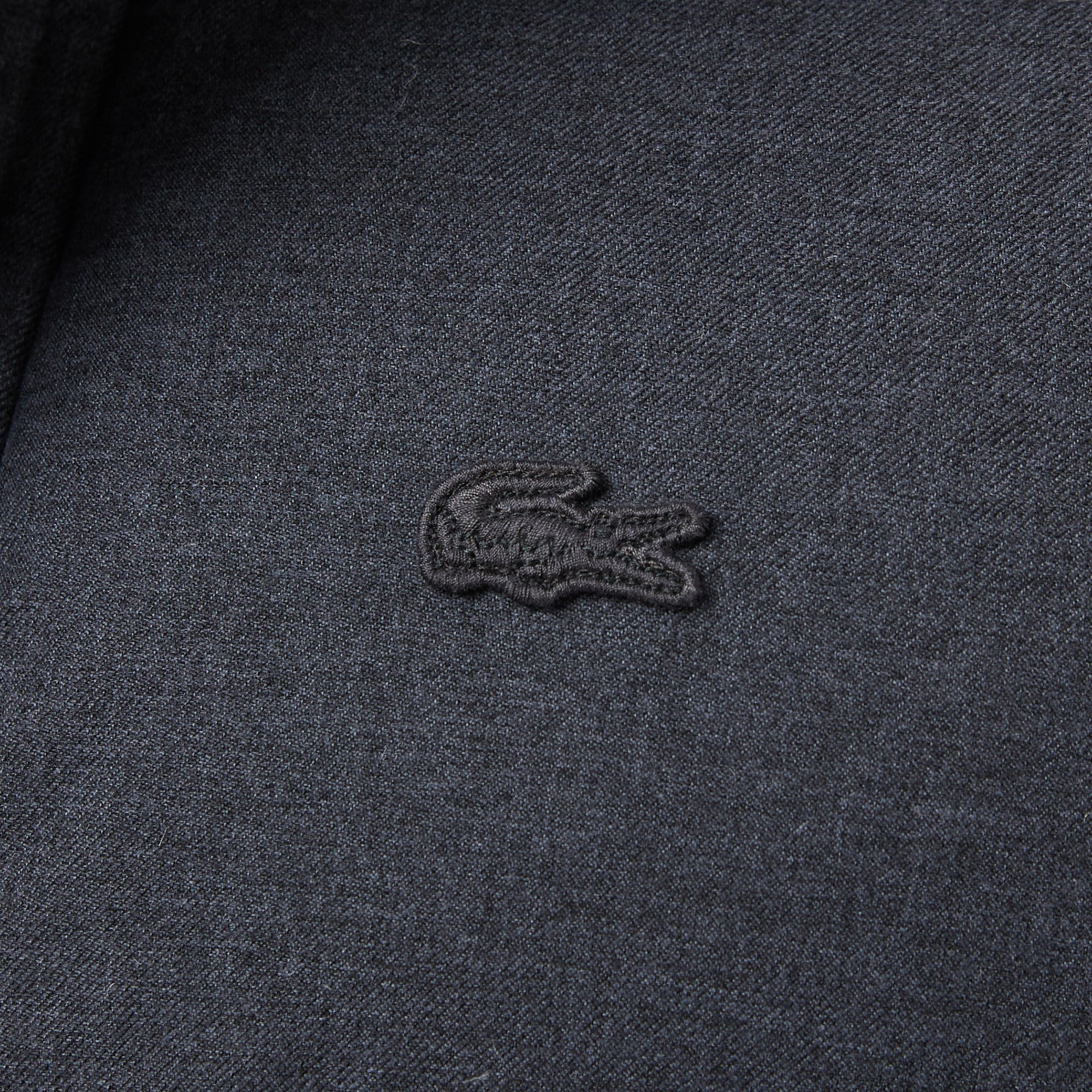 Lacoste Erkek Relaxed Fit Dik Yaka Koyu Gri Yelek