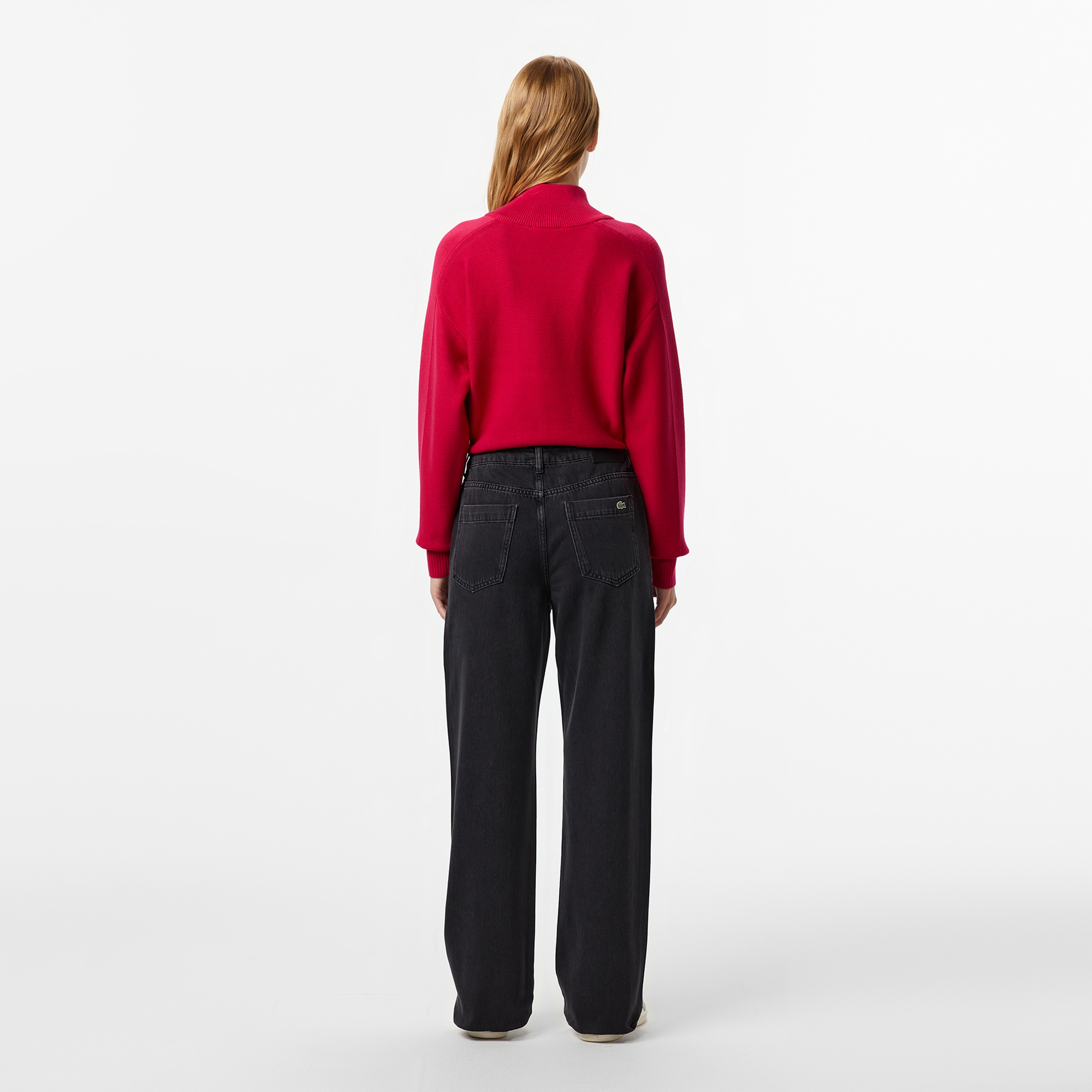 Kadın Stragiht Fit Koyu Gri Pantolon