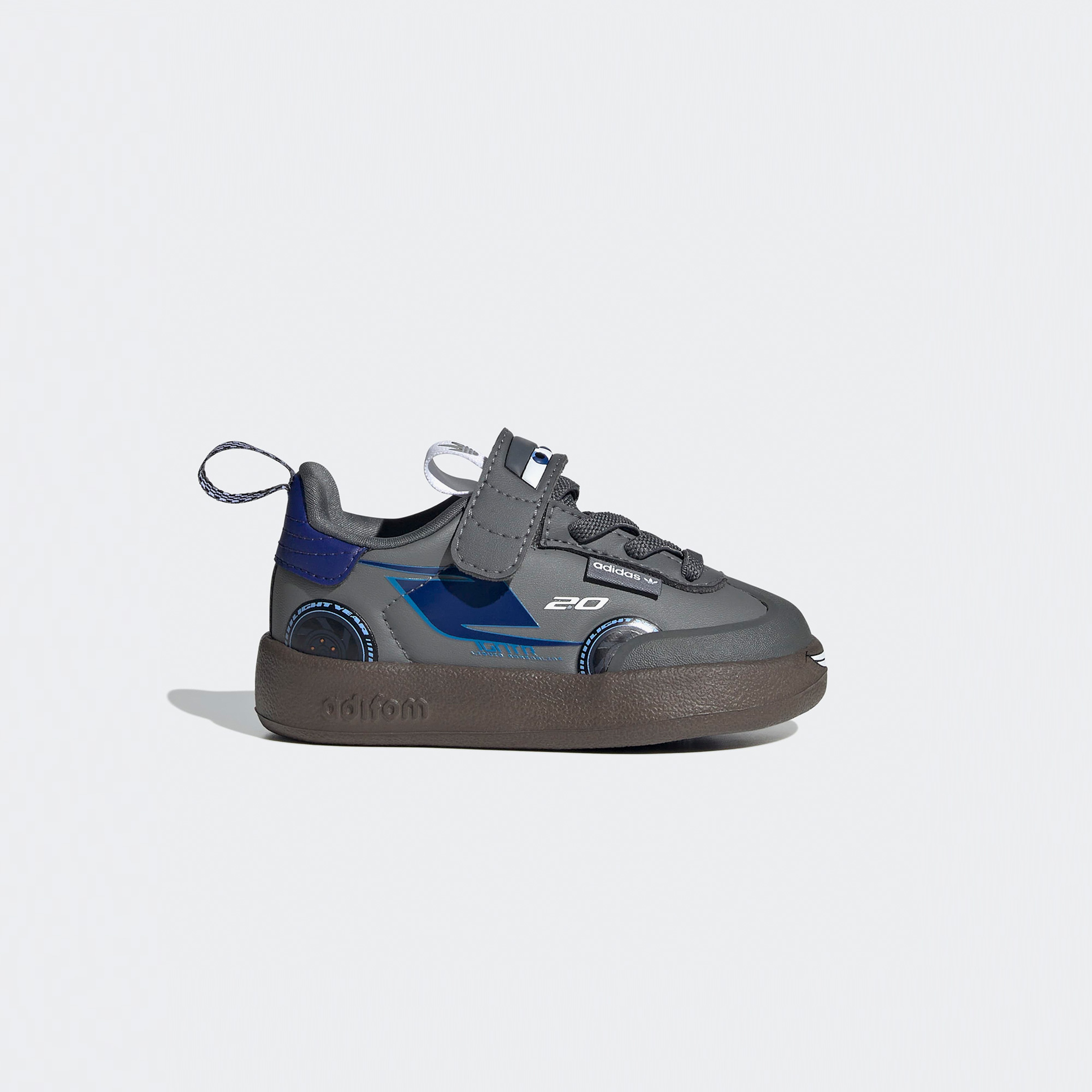 adidas Pixar Cars Adifom Samba 360 Bebek Koyu Gri Ayakkabı