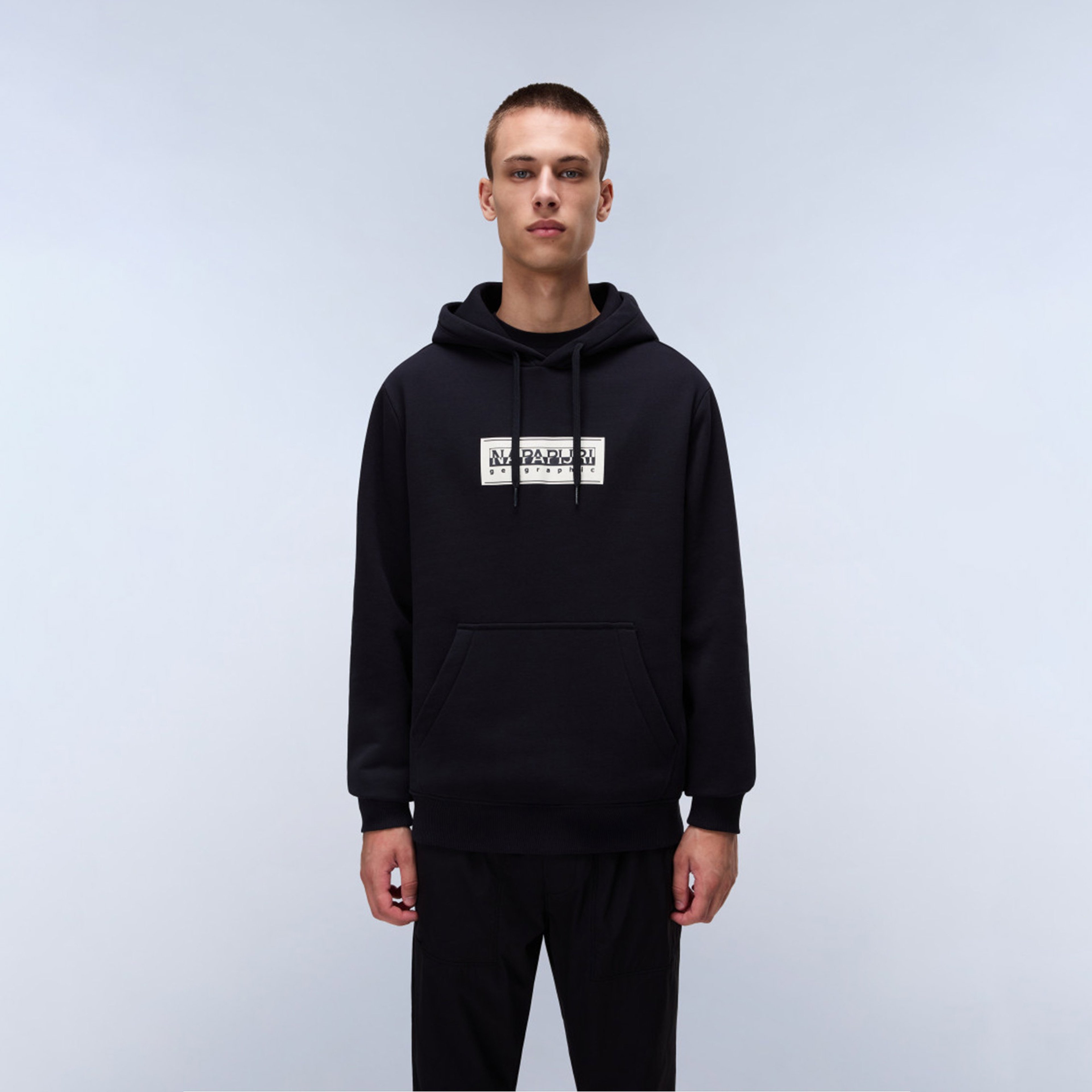 Napapijri B-Box Erkek Siyah Sweatshirt