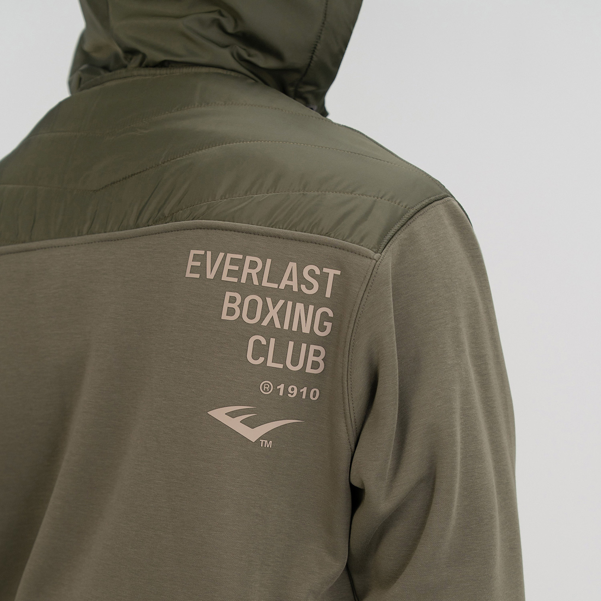 Everlast Boxing Club 2.0 Full Zip Erkek Haki Sweatshirt