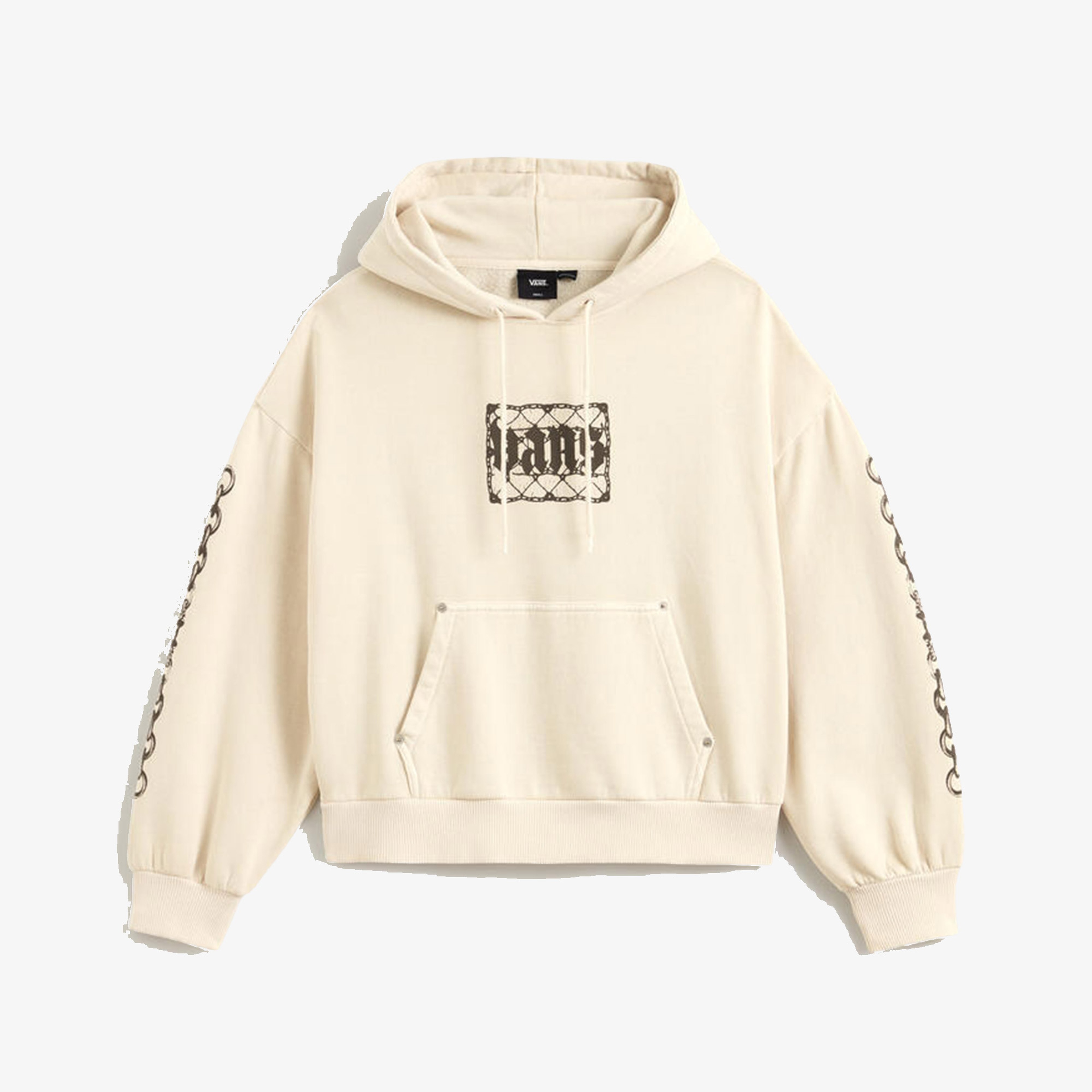 Vans After Dark Retro Hoodie Kadın Bej Sweatshırt