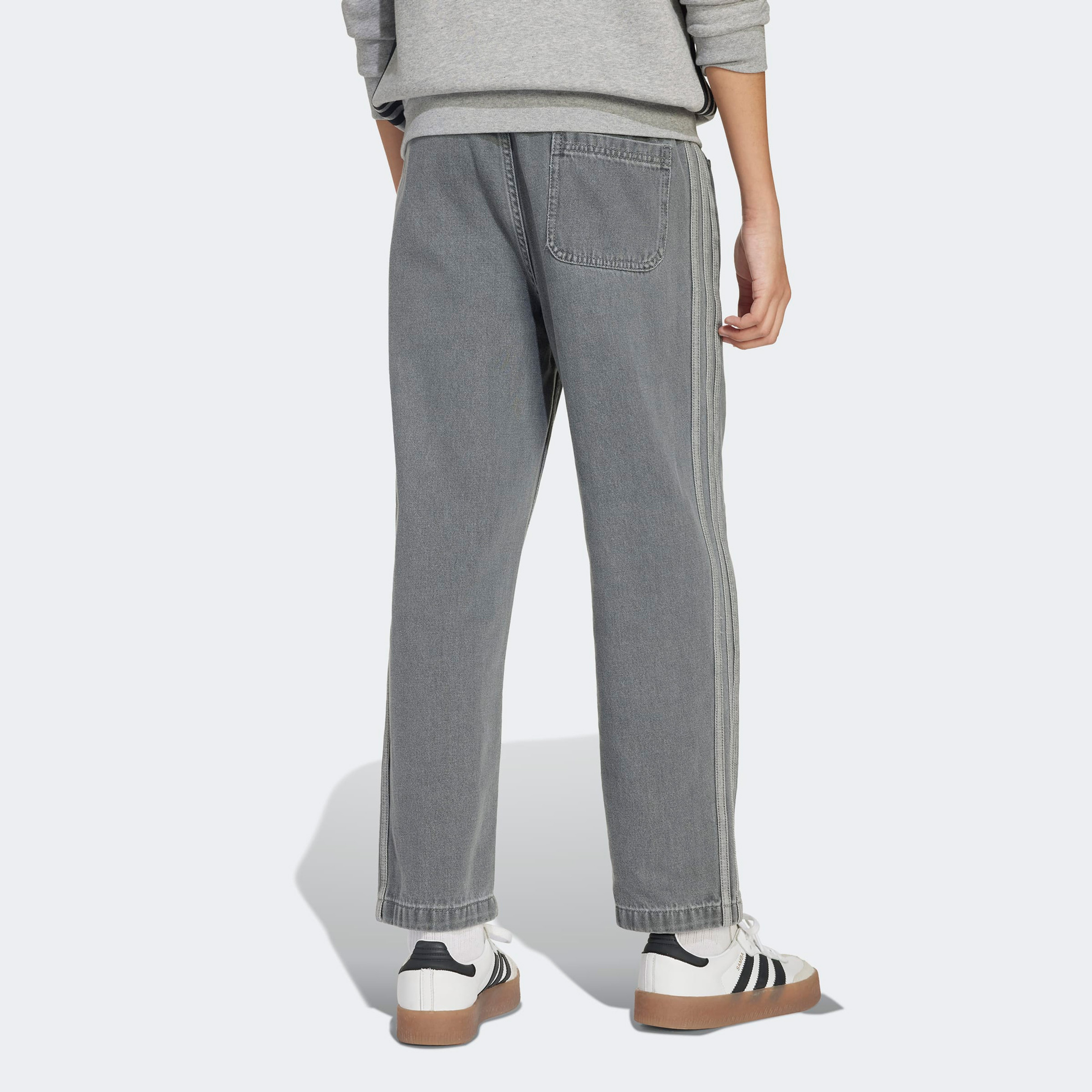 adidas Denim Gri Çocuk Pantolonu