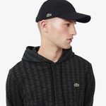 Lacoste Monogram Erkek Siyah Hoodie