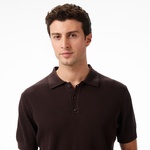 Nautica Erkek Kahverengi Regular Fit Kısa Kollu Triko